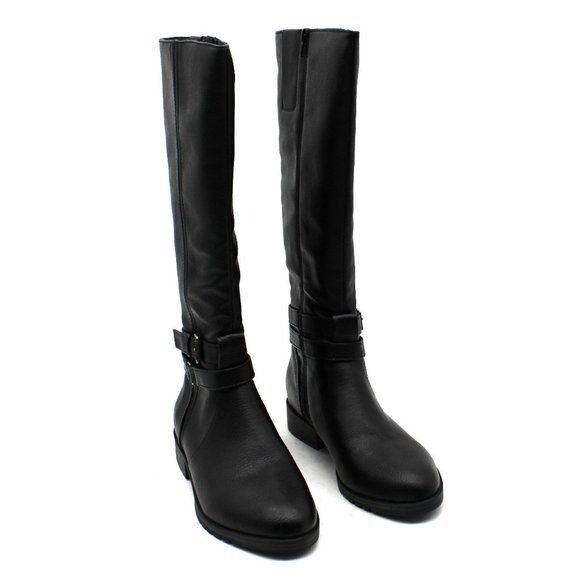 image of Naturalizer Garrison High Shaft Boots Women's Shoes in Black (Size 7)