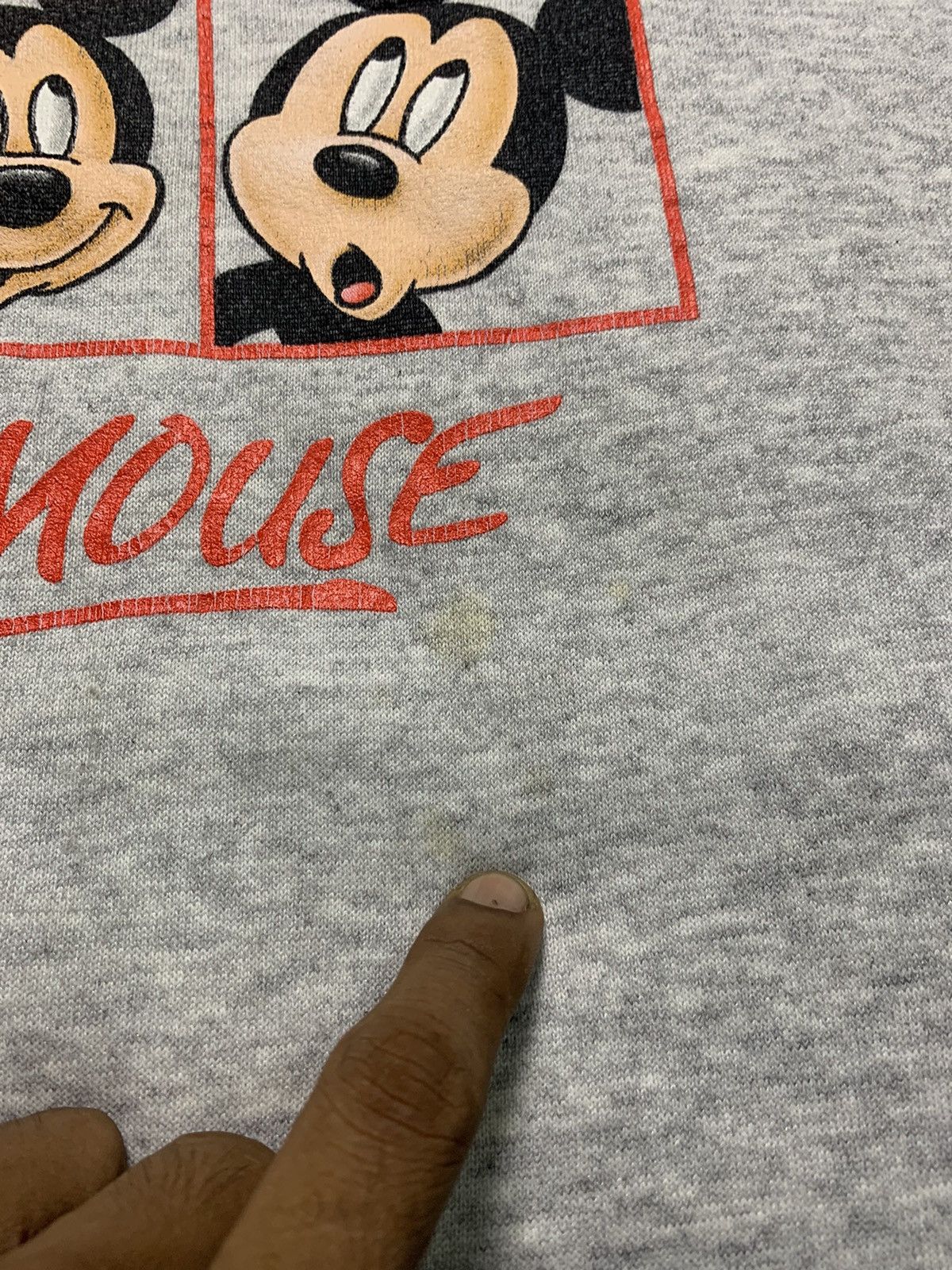 Disney VINTAGE MICKEY MOUSE EMOJI FACE RARE Size US M / EU 48-50 / 2 - 6 Thumbnail