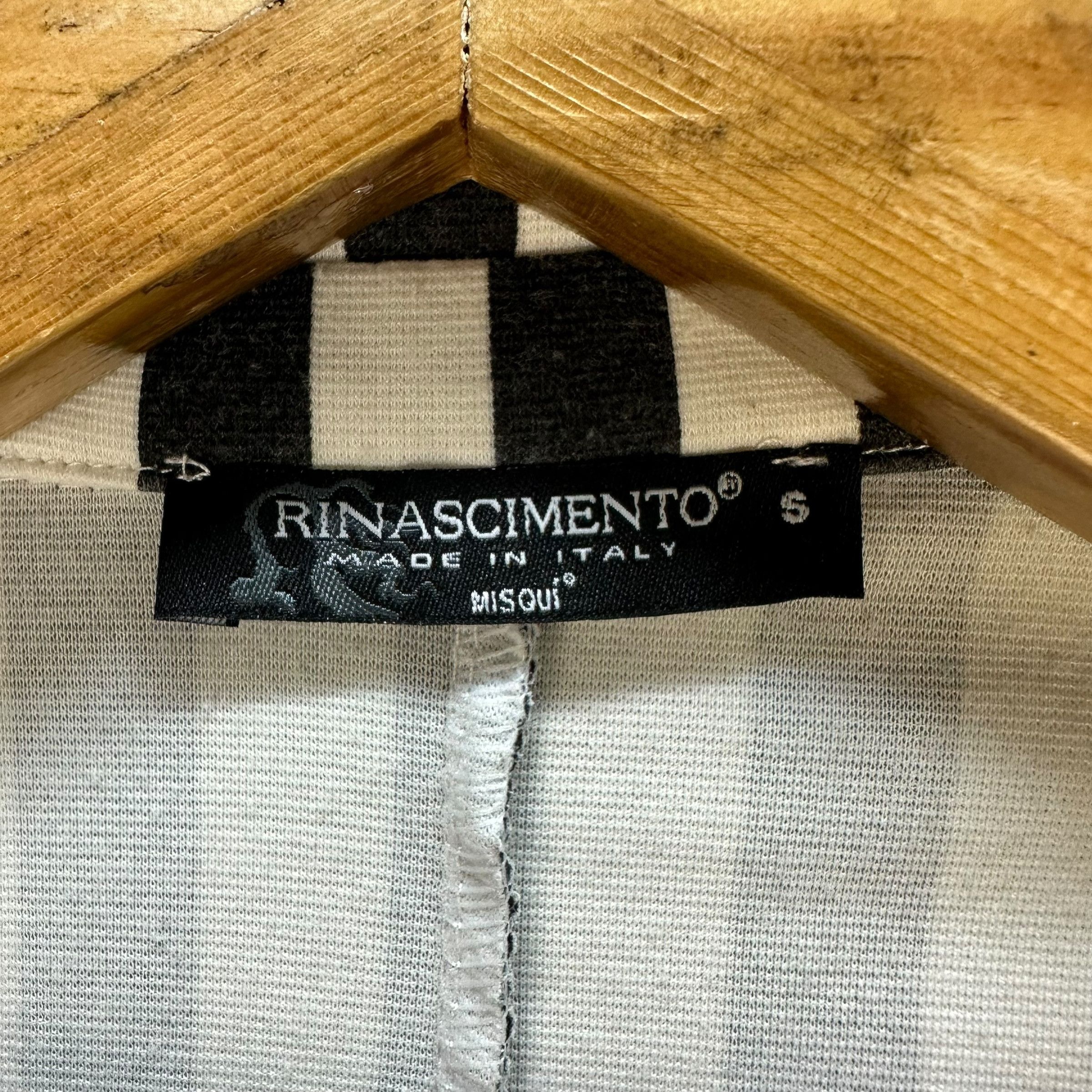 Other RINASCIMENTO Black White Striped Lightweight Blazer A75-1802 Size S / US 4 / IT 40 - 9 Thumbnail