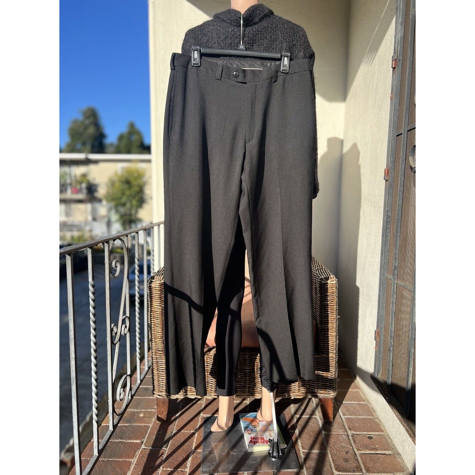 Haggar Haggar Established 1926 Men’s Dress Pants Black Size: 34x32 Size 34R - 2 Thumbnail