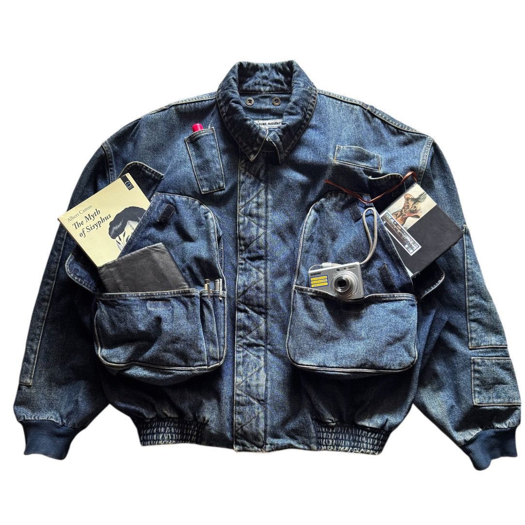 Katharine Hamnett London SOLD Katharine Hamnett Denim Cargo Bomber