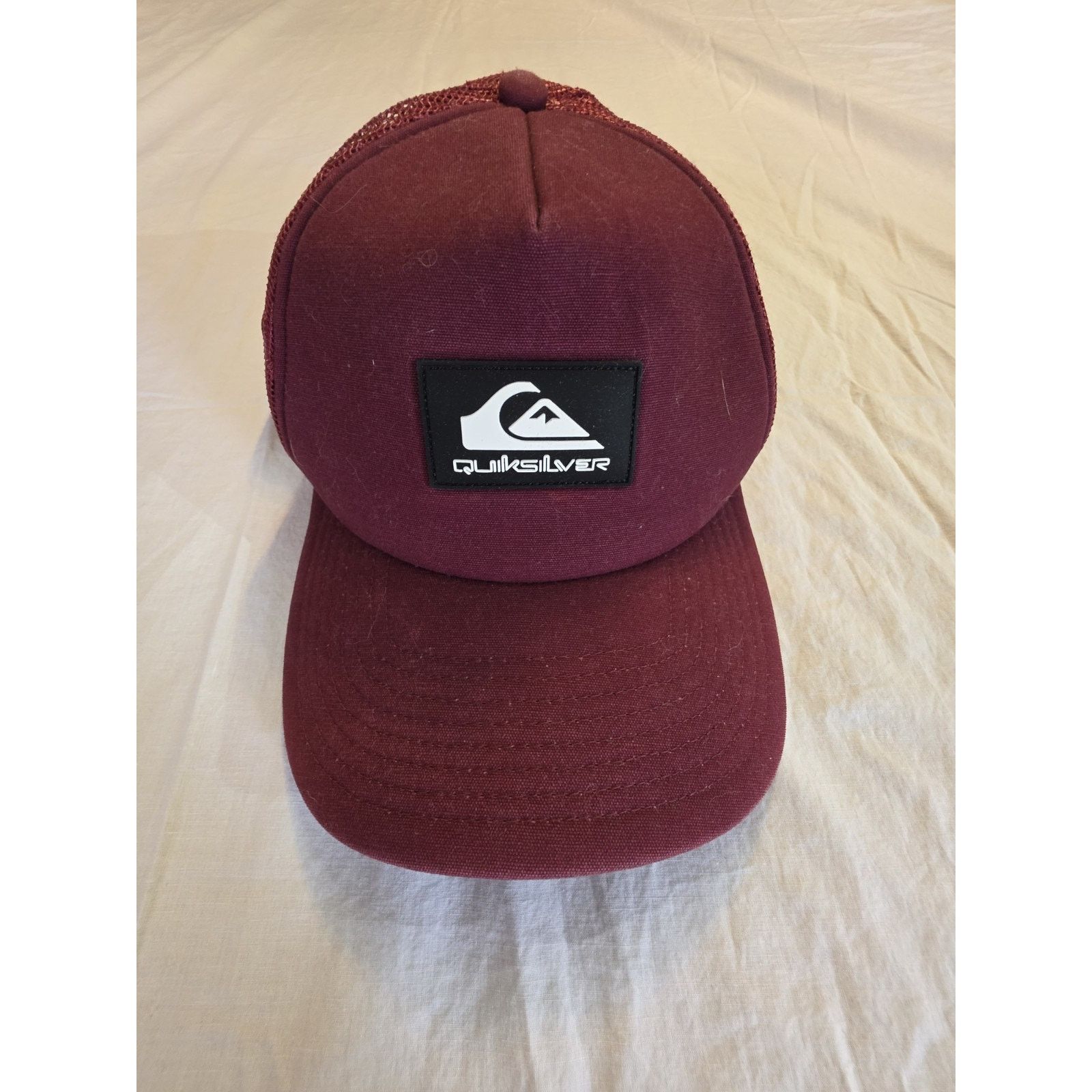 Quiksilver Quicksilver Burgundy One Size Trucker Har with Snap Back Size ONE SIZE - 1 Thumbnail