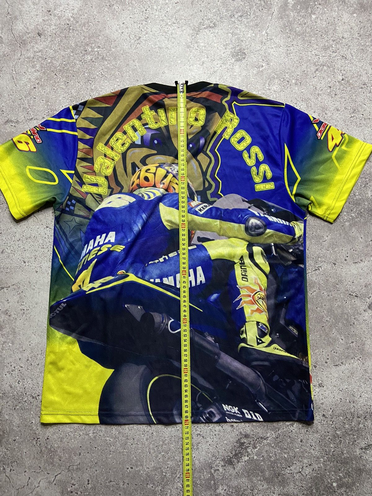NASCAR × Vintage Valentino Rossi The Doctor Vintage 90s Hype Jersey Shirt Size US L / EU 52-54 / 3 - 7 Thumbnail