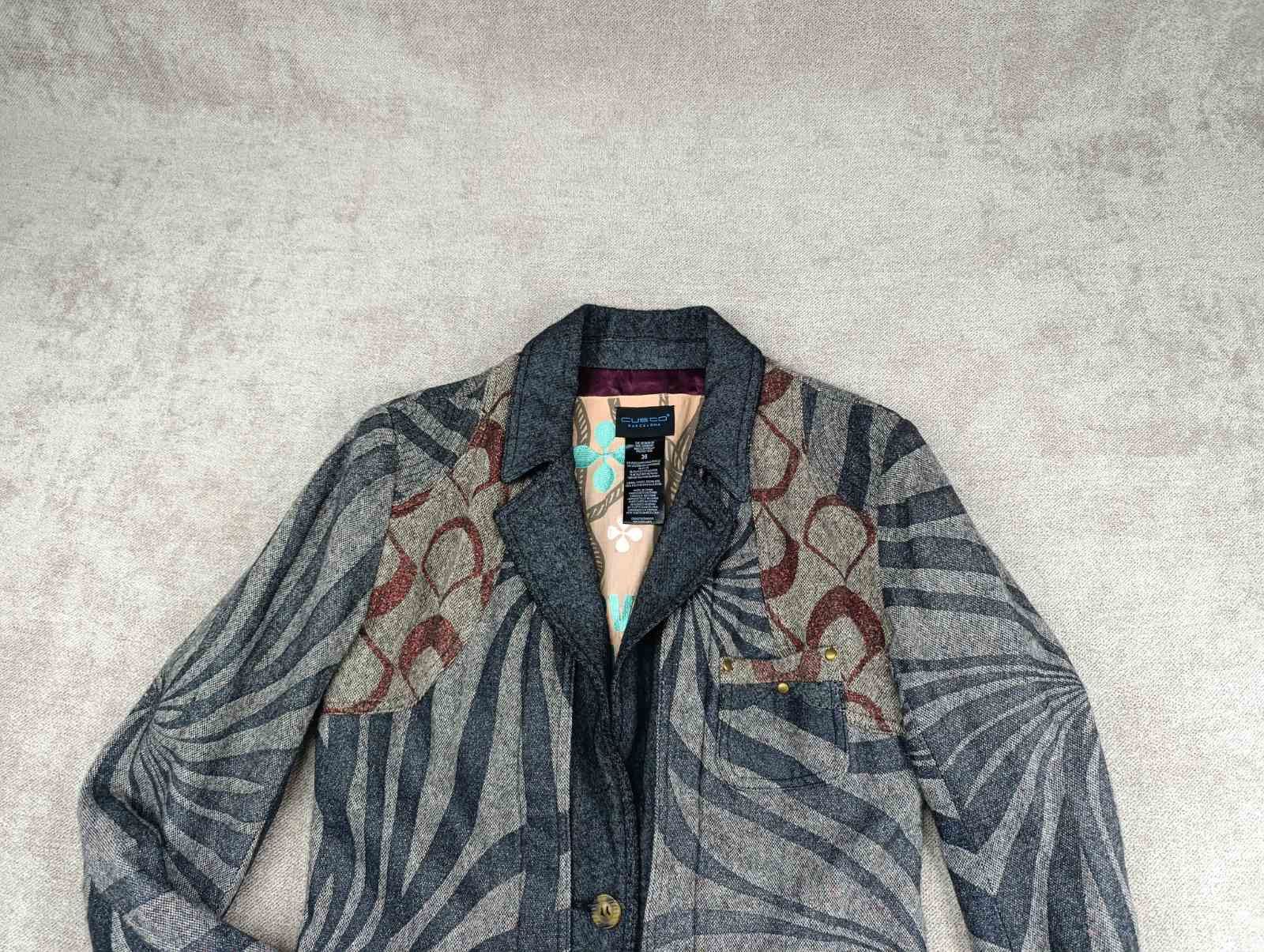 Custo Barcelona Vintage Custo Barcelona Wool Blazer Size XS / US 0-2 / IT 36-38 - 3 Thumbnail