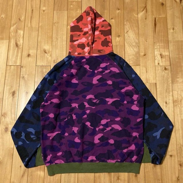 Bape BAPE Crazy Camo Full Zip Hoodie a bathing ape NIGO Size US L / EU 52-54 / 3 - 2 Thumbnail