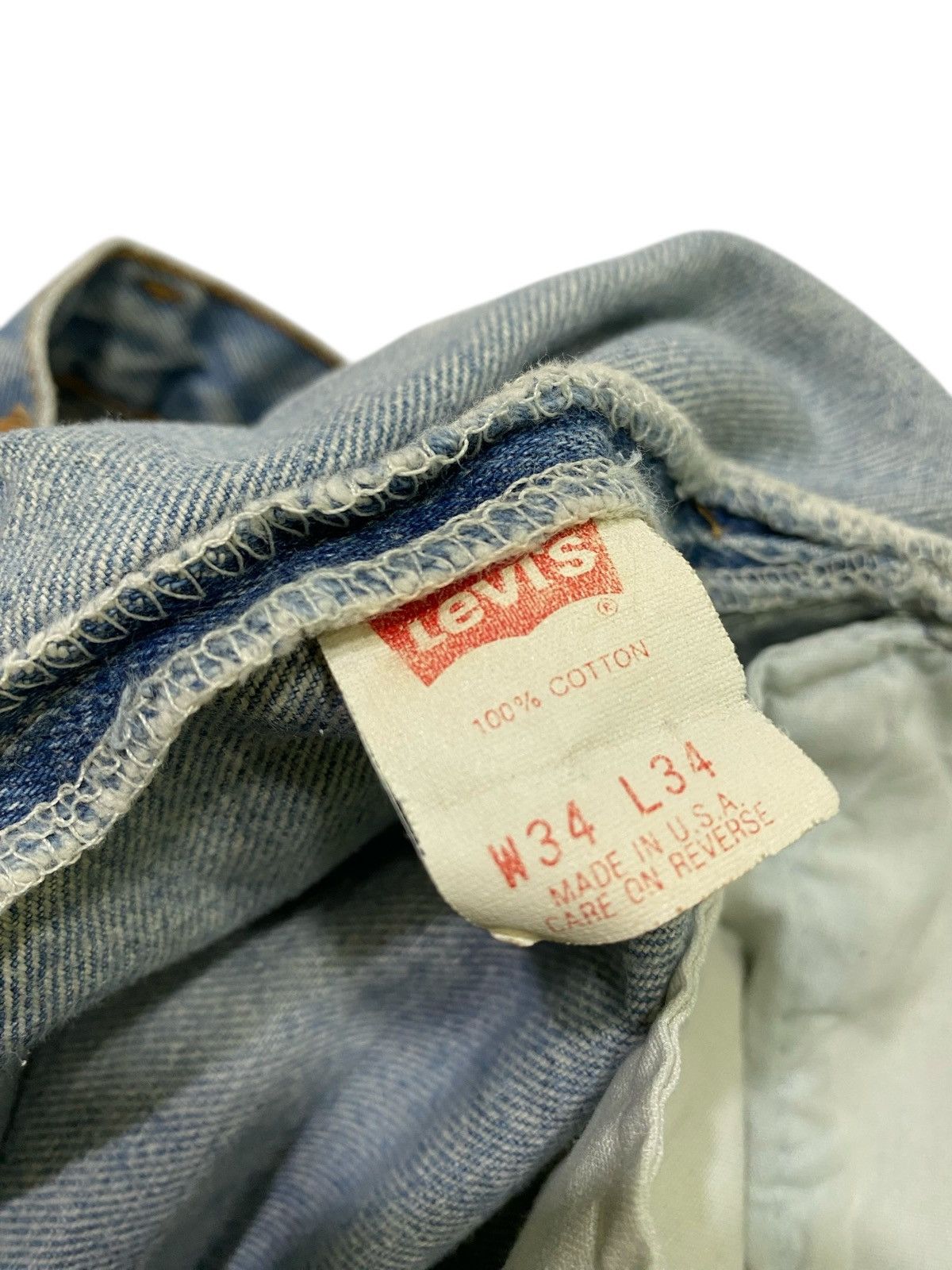 Levi's Vintage Levis 501 distressed grunge style jeans Size US 34 / EU 50 - 11 Thumbnail