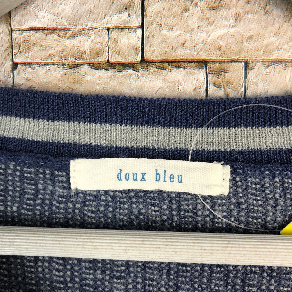 Japanese Brand Double Bleu Blue Cardigan Knitwear #A1072 Size S / US 4 / IT 40 - 9 Thumbnail