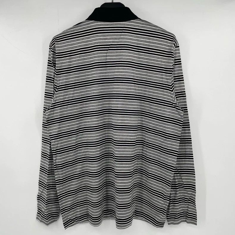 Givenchy Givenchy Four Square Embroidered Striped Polo Shirt Size US XL / EU 56 / 4 - 2 Thumbnail