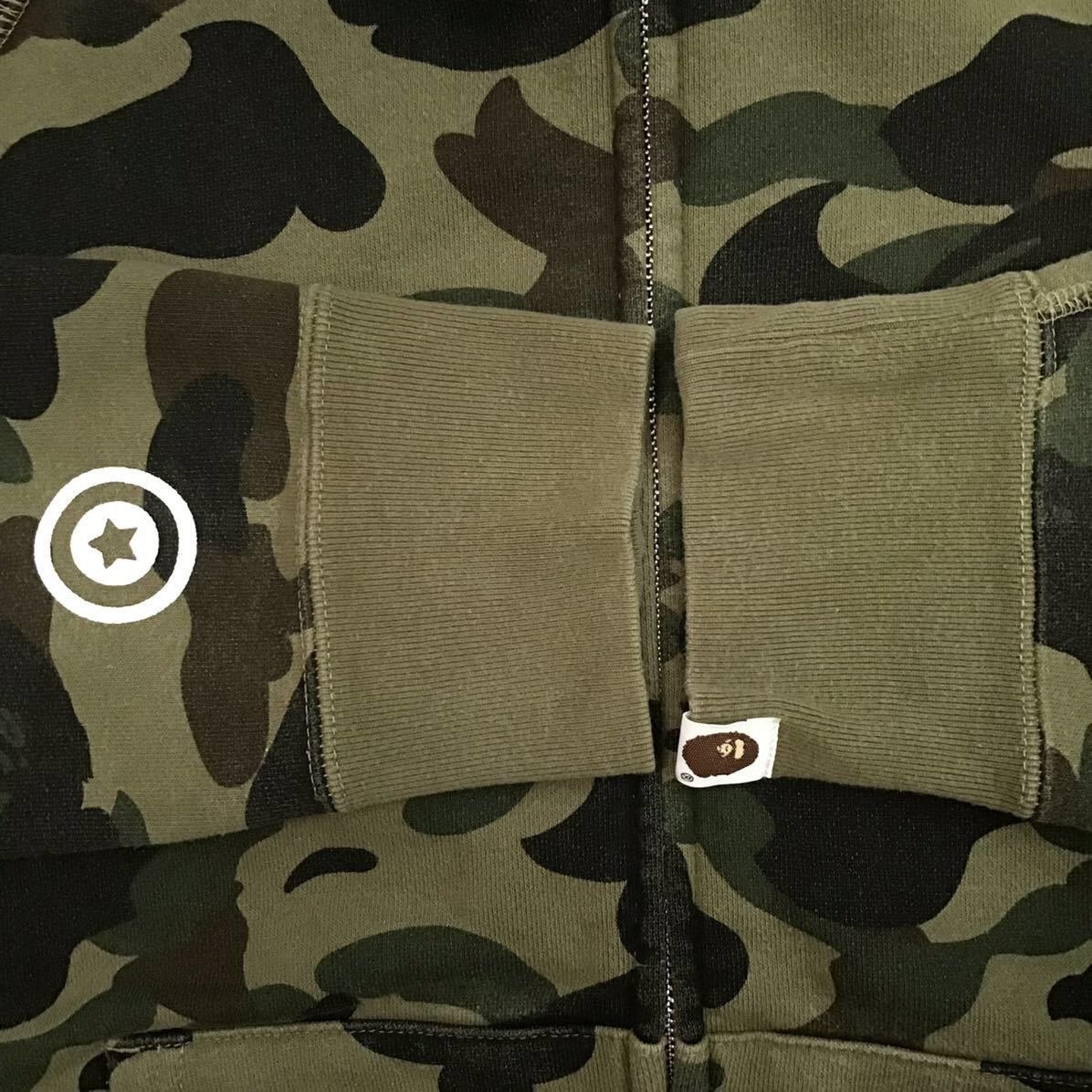 Bape BAPE 1st camo green shark full zip hoodie a bathing ape Size US M / EU 48-50 / 2 - 6 Thumbnail