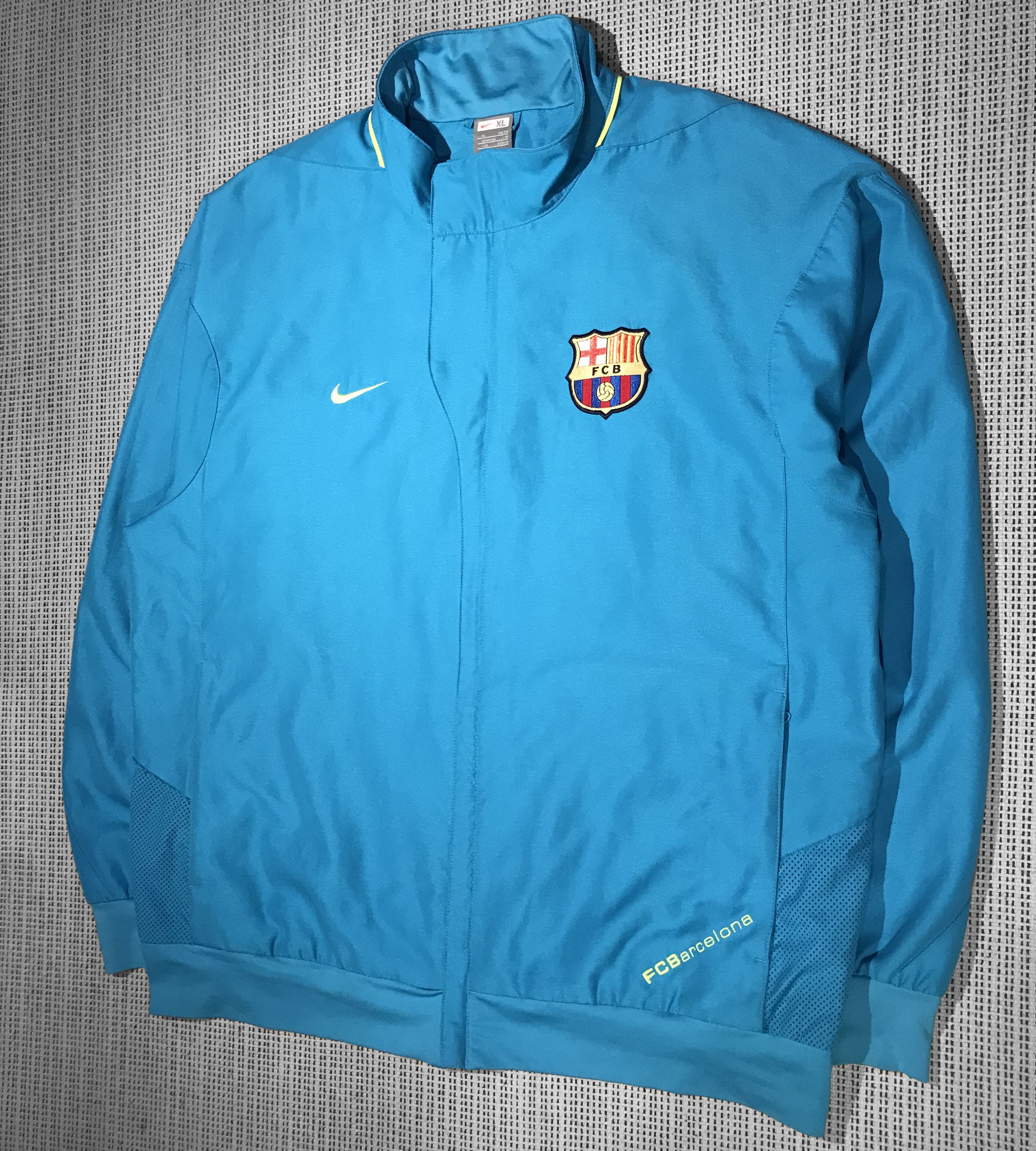 Nike Nike F.C. Barcelona 07/08 football jacket (XL) Size US XL / EU 56 / 4 - 1 Thumbnail