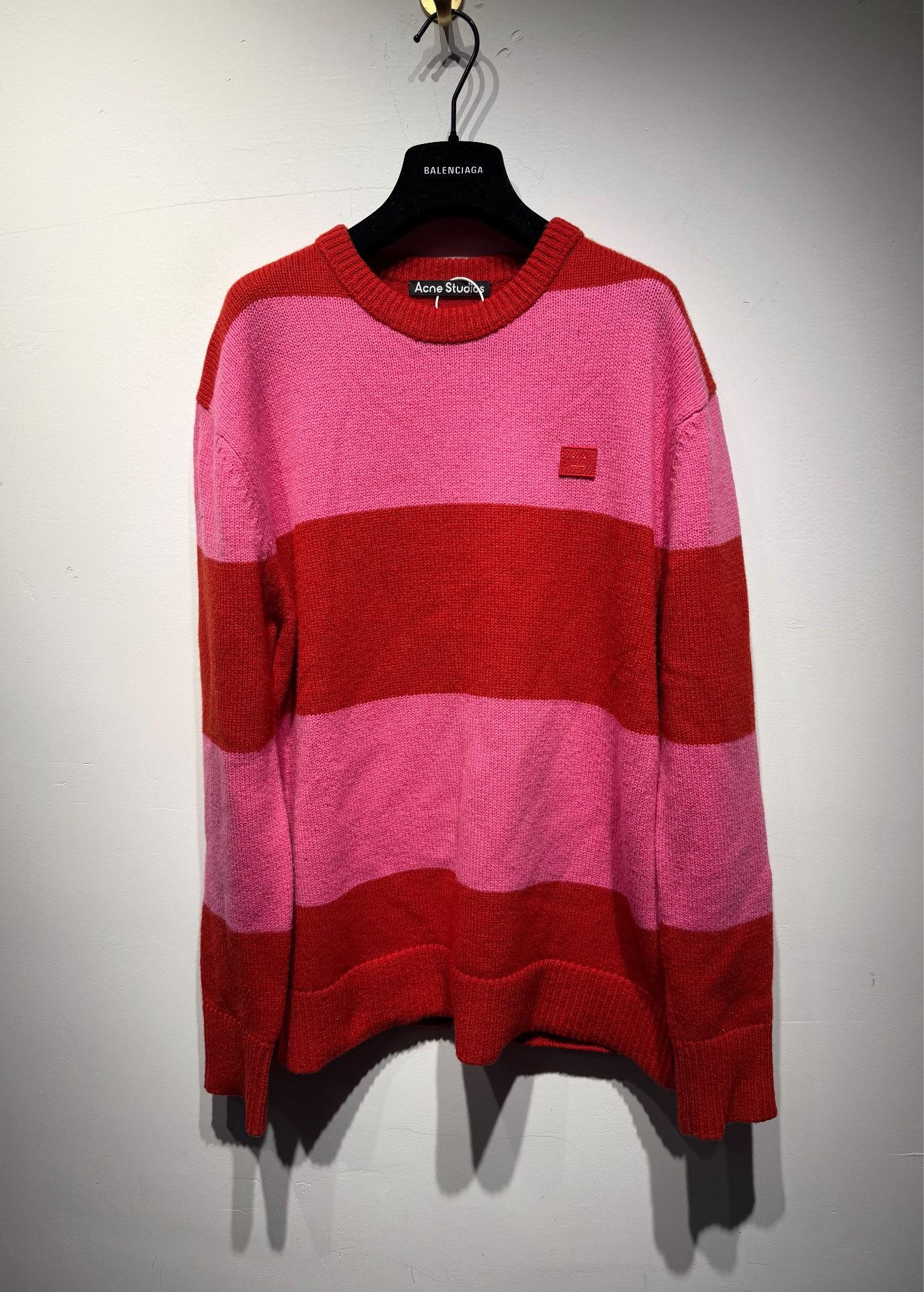 Acne Studios Acne Studios Embroidered Striped Pink Sweater XS Women Size XS / US 0-2 / IT 36-38 - 1 Thumbnail