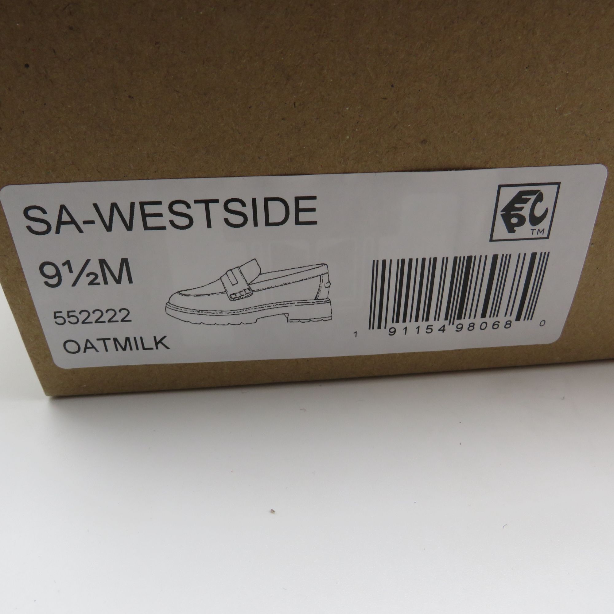 Sanctuary Sanctuary Women's Oatmilk Westside Loafers 9.5M Leather Chun Size US 9.5 / IT 39.5 - 2 Thumbnail
