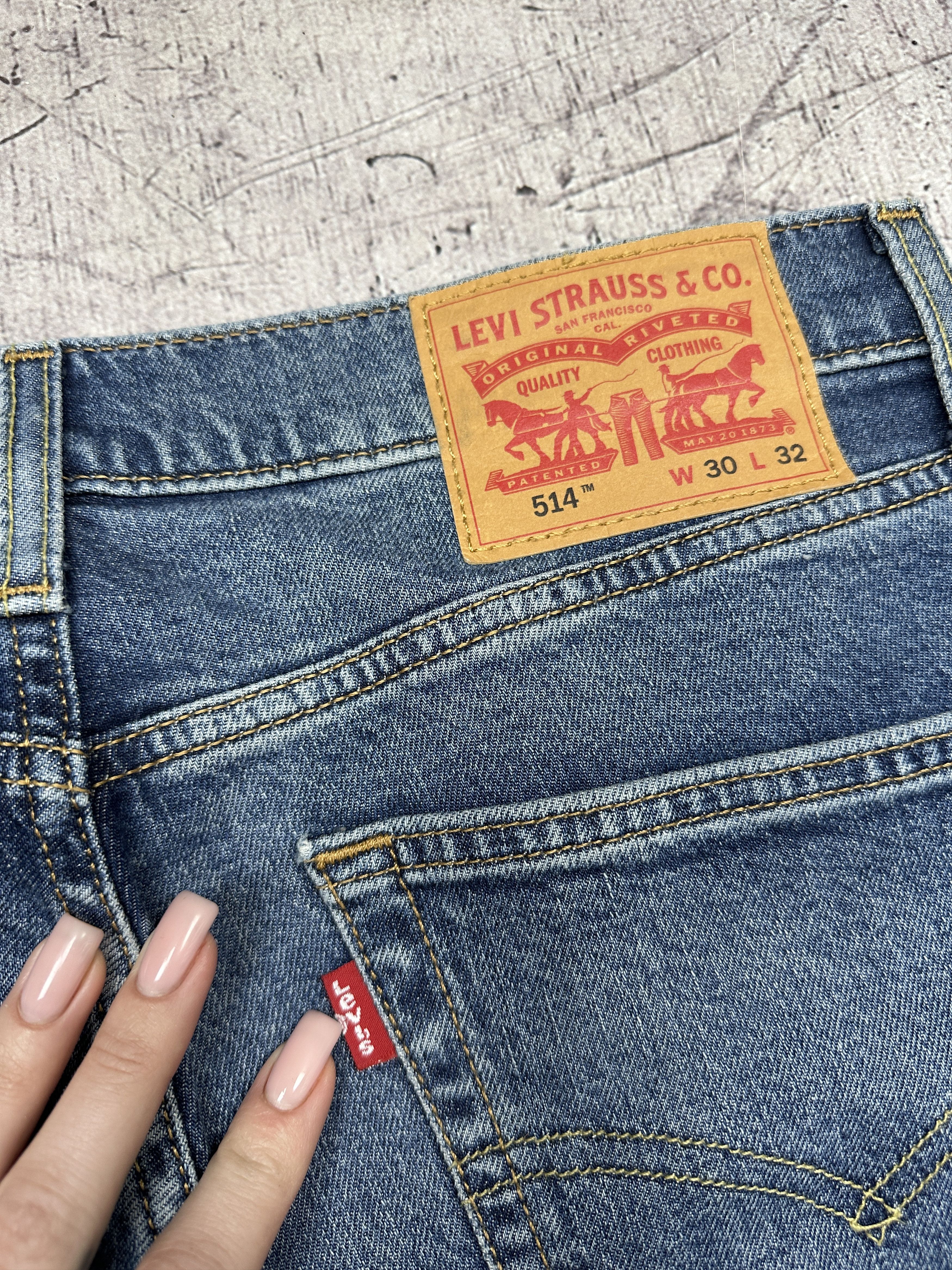 Levi's Levi's 514 Mens Denim Pants Jeans Size 30 x 32 Size US 30 / EU 46 - 3 Thumbnail