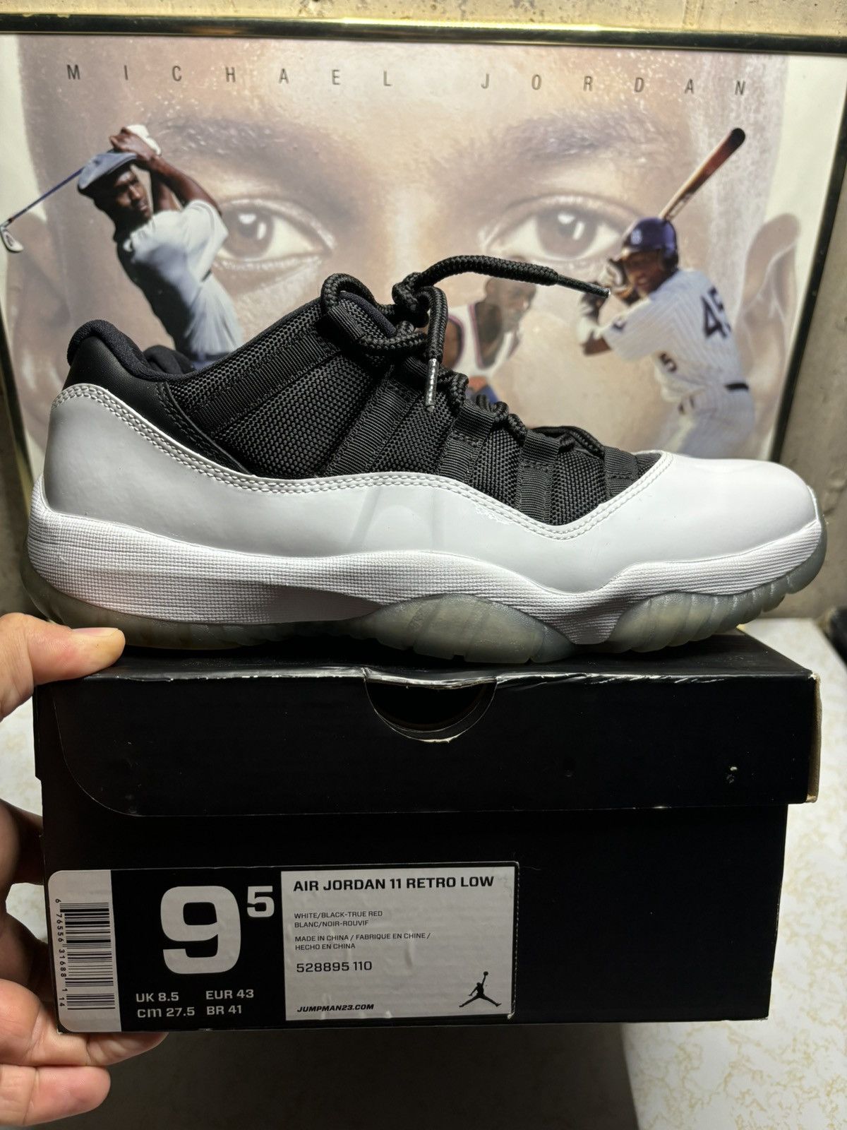 Jordan Brand Jordan Retro 11 low ‘tuxedo’ Size US 9.5 / EU 42-43 - 1 Thumbnail