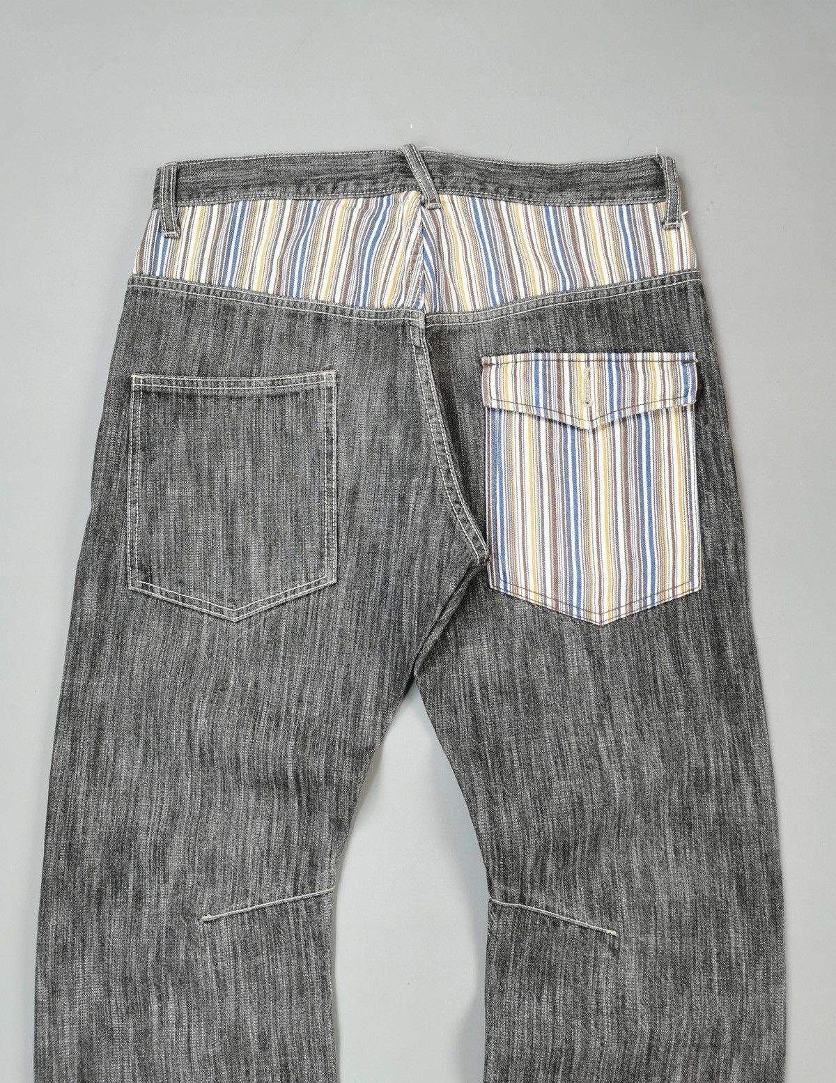 Japanese Brand × Vintage Wild Khakis Stripe Pocket Jeans (LG75) Size US 31 - 5 Thumbnail