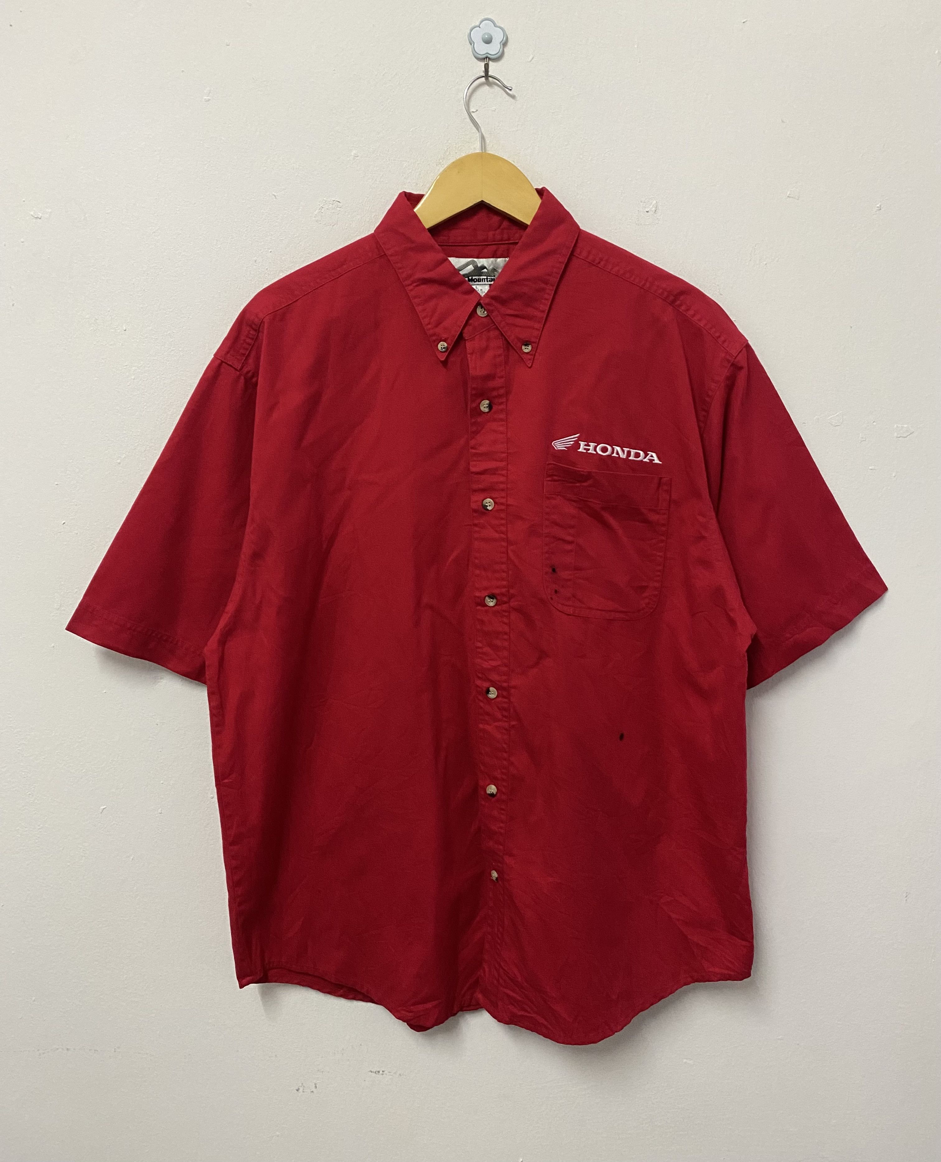 Honda Vintage Tri-Mountain Embroidery Honda Shirts Size US L / EU 52-54 / 3 - 1 Thumbnail