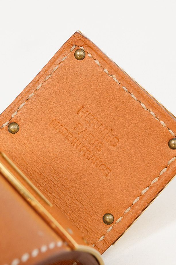 Hermes Hermes Kelly Dog Fauve Barenia Leather Bracelet Size ONE SIZE - 7 Thumbnail