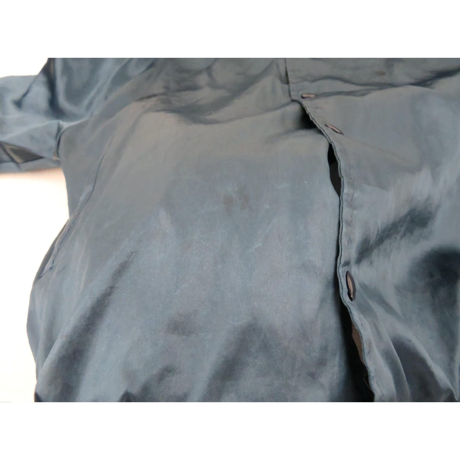 Vintage VINTAGE American Legion Satin Jacket Windbreaker - Men’s Large - Blue / Yellow - 80s 90s - Snap Front - Nylon Satin - Logo Size US L / EU 52-54 / 3 - 5 Thumbnail