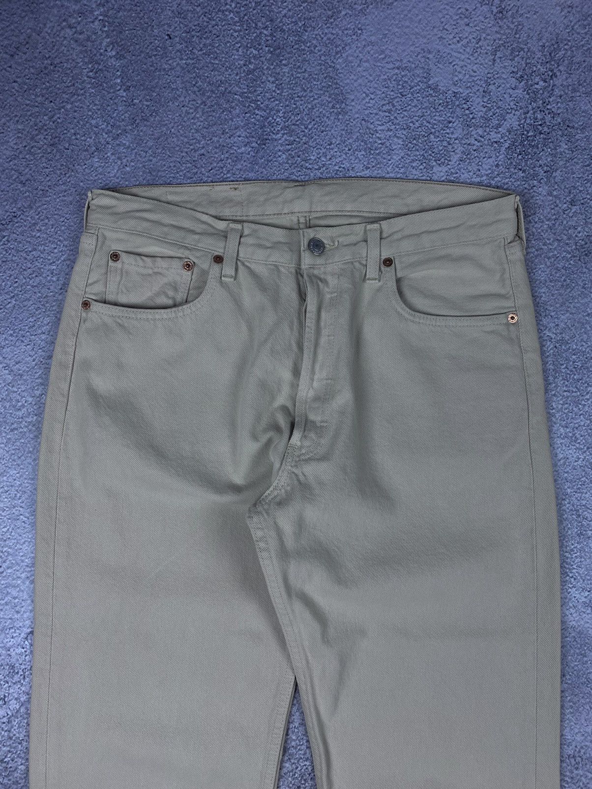 Levi's × Vintage Levis 501 Vintage Beige Jeans Size US 32 / EU 48 - 2 Thumbnail