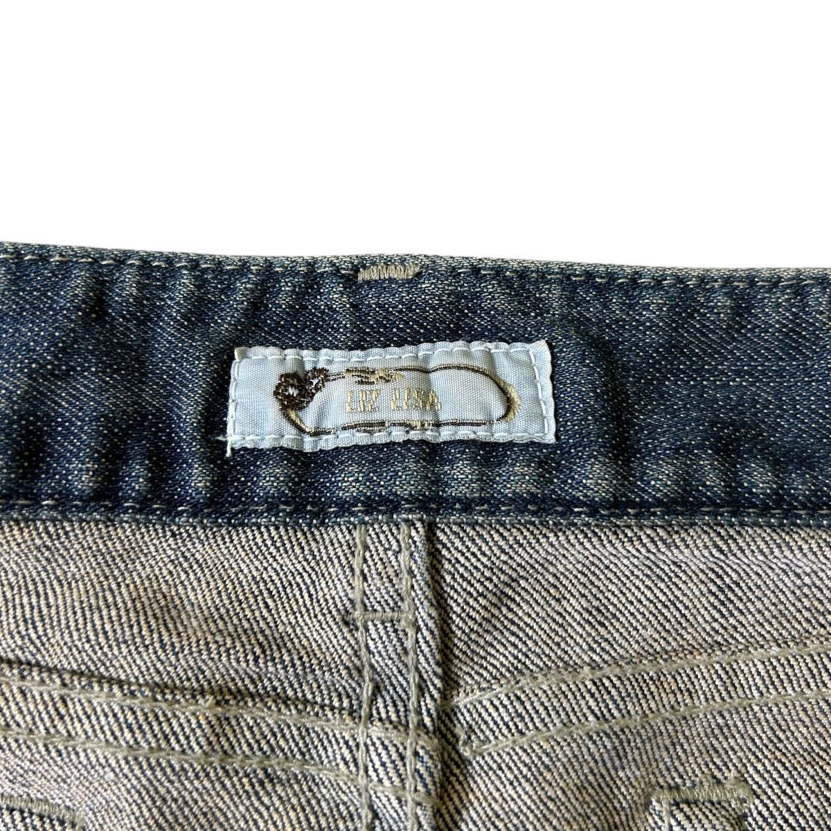 Japanese Brand Vintage Y2K Liz Lisa Denim Mini Skirt Size 27" / US 4 / IT 40 - 3 Thumbnail
