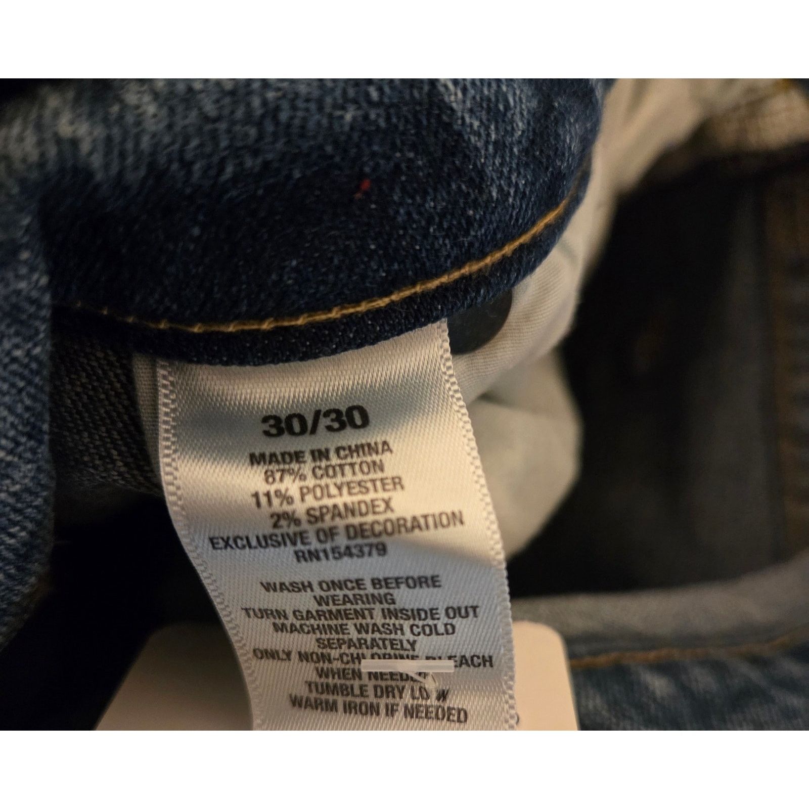 Aeropostale Aeropostale Acid Wash Blue Denim Skinny Jeans 30x30 Size 30" / US 8 / IT 44 - 5 Thumbnail