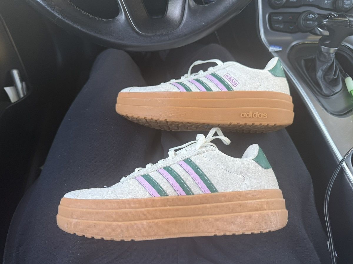 Adidas Adidas Platform Sneakers – White/Green/Pink – Brand New – Si Size US 7 / IT 37 - 3 Thumbnail