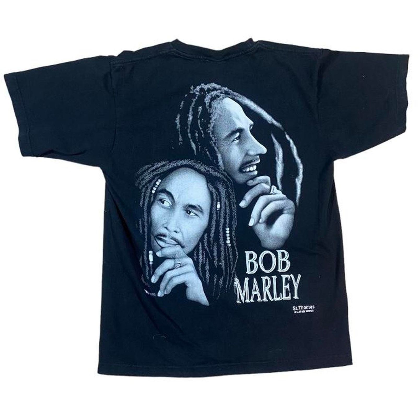 Hanes Y2k bob marley black tee rasta large Size US L / EU 52-54 / 3 - 2 Thumbnail