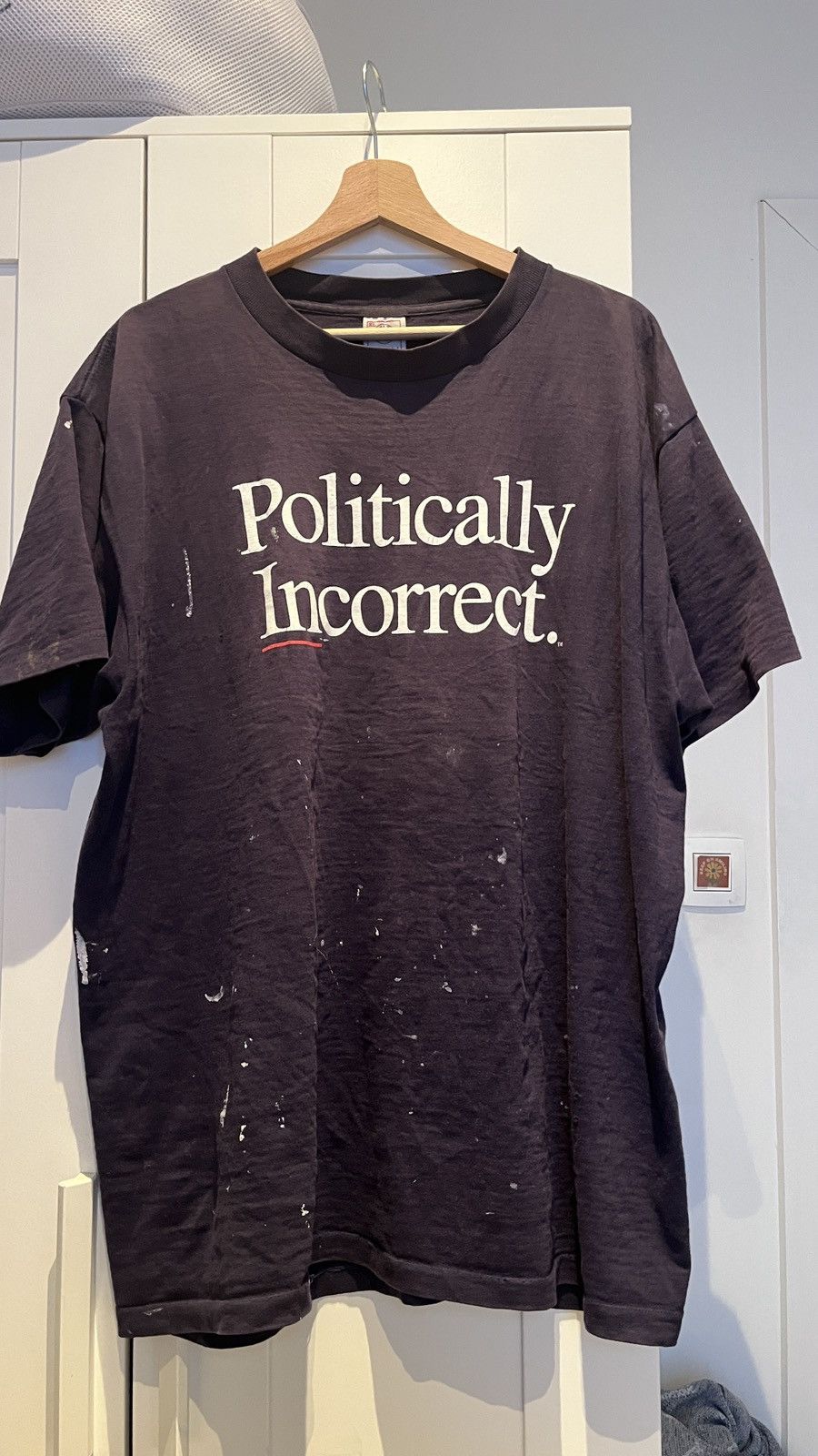 Vintage Politically incorrect Vintage single stich tee Size US XL / EU 56 / 4 - 1 Thumbnail