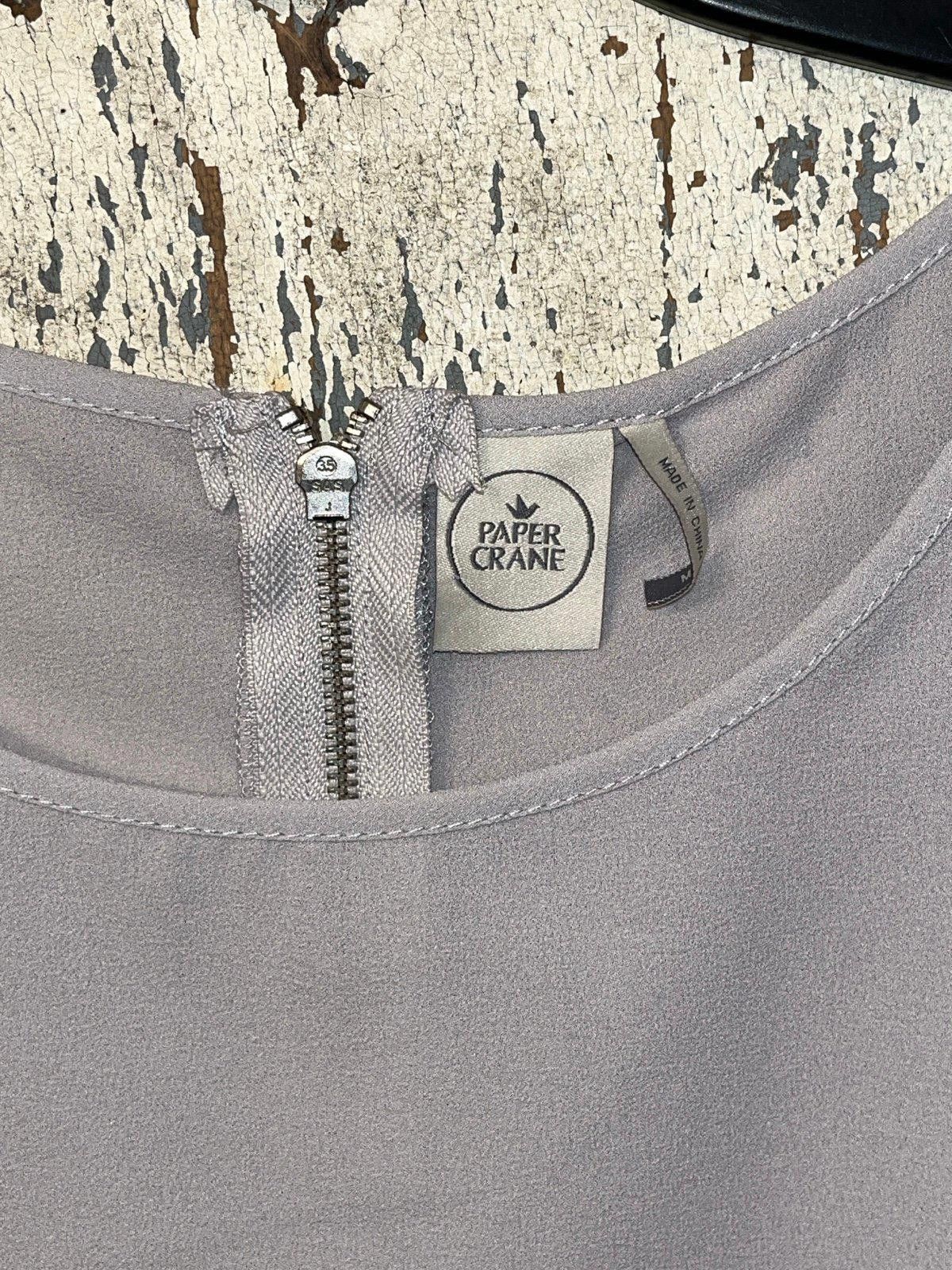 Designer J. Jill light gray sleeveless blouse, size medium Size M / US 6-8 / IT 42-44 - 3 Thumbnail