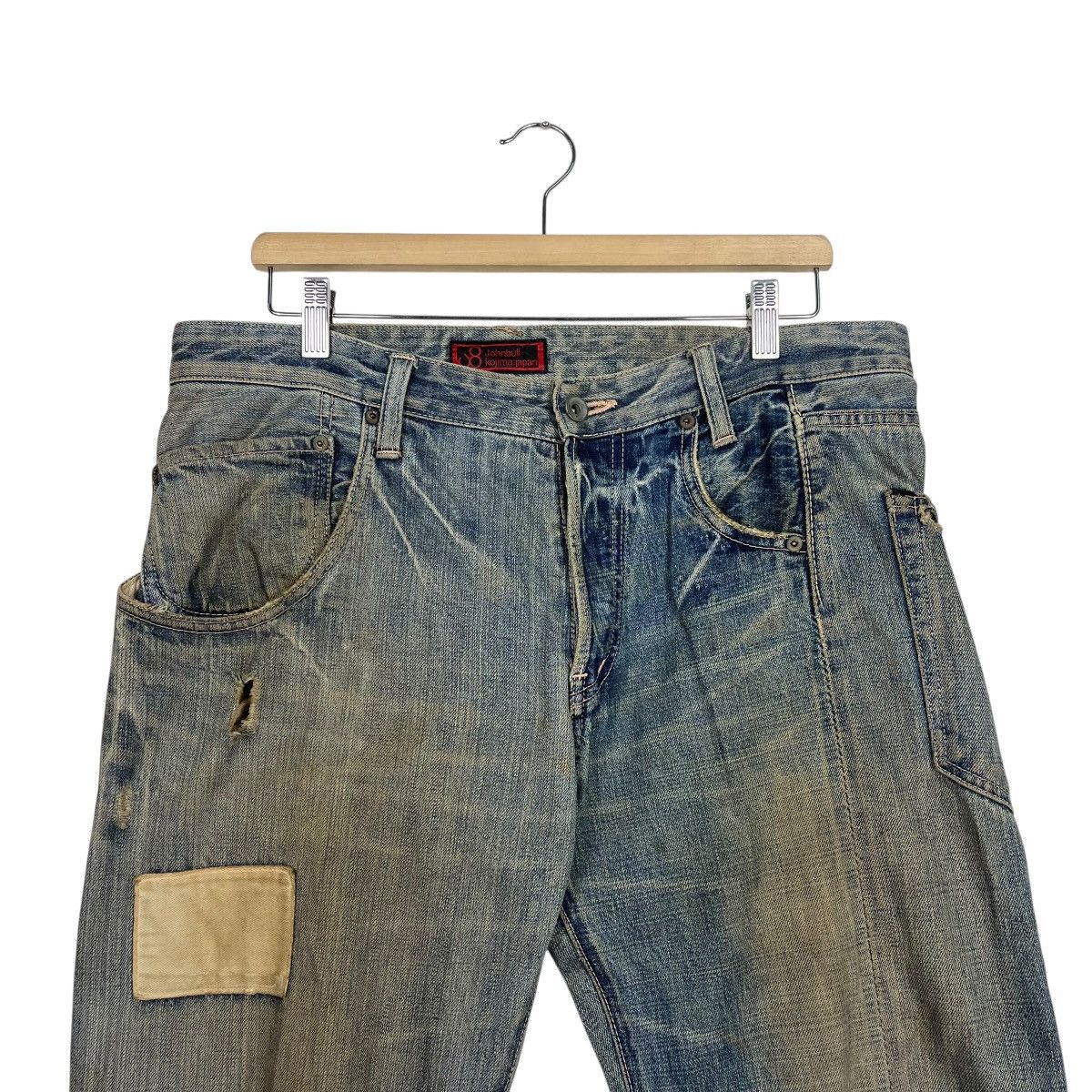 Johnbull Vintage Johnbull Distressed Rare Workers Denim Jeans Size US 36 / EU 52 - 2 Thumbnail