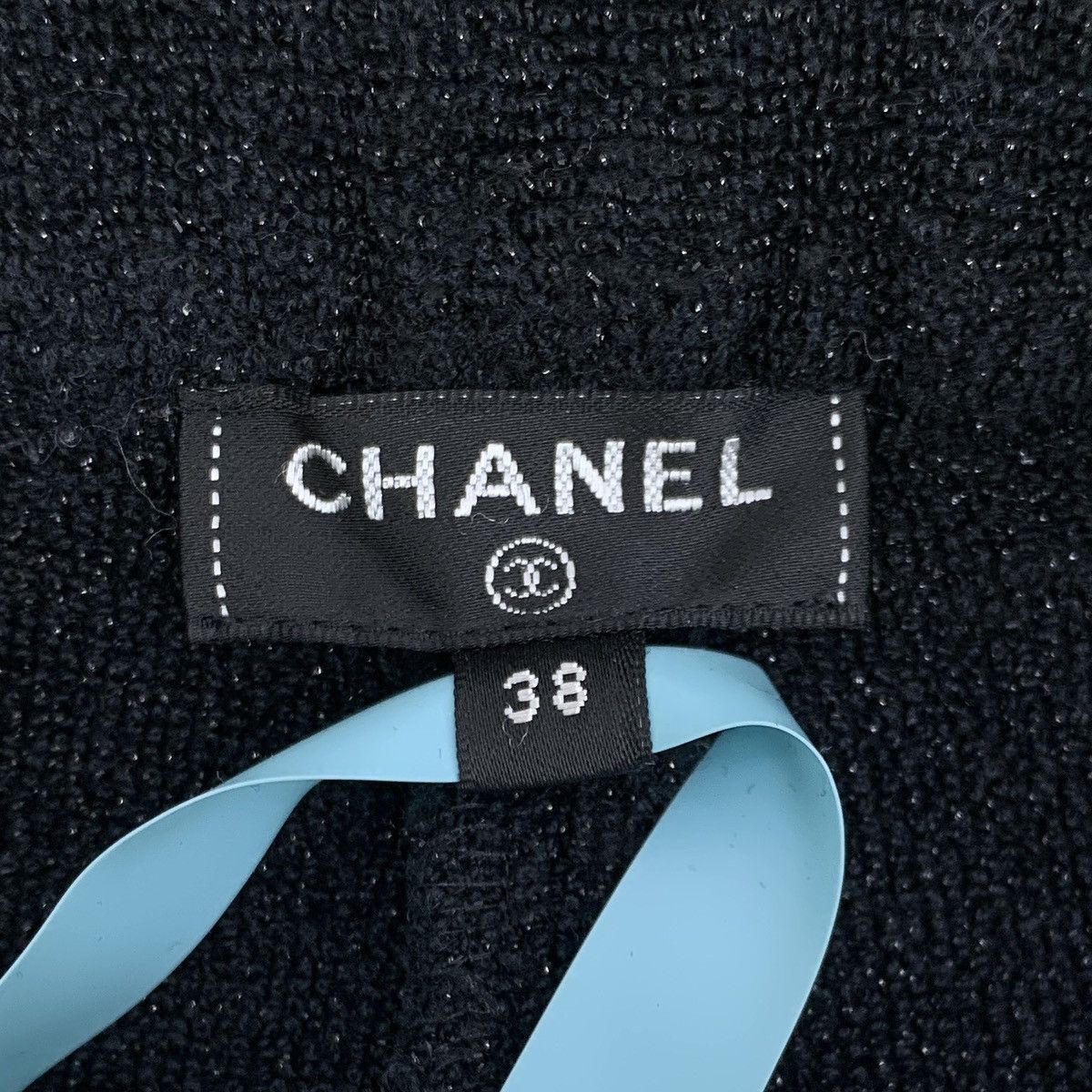Chanel Chanel Black Shimmer Cotton Knit Casual Shorts K26WX Size 26" / US 2 / IT 38 - 7 Thumbnail