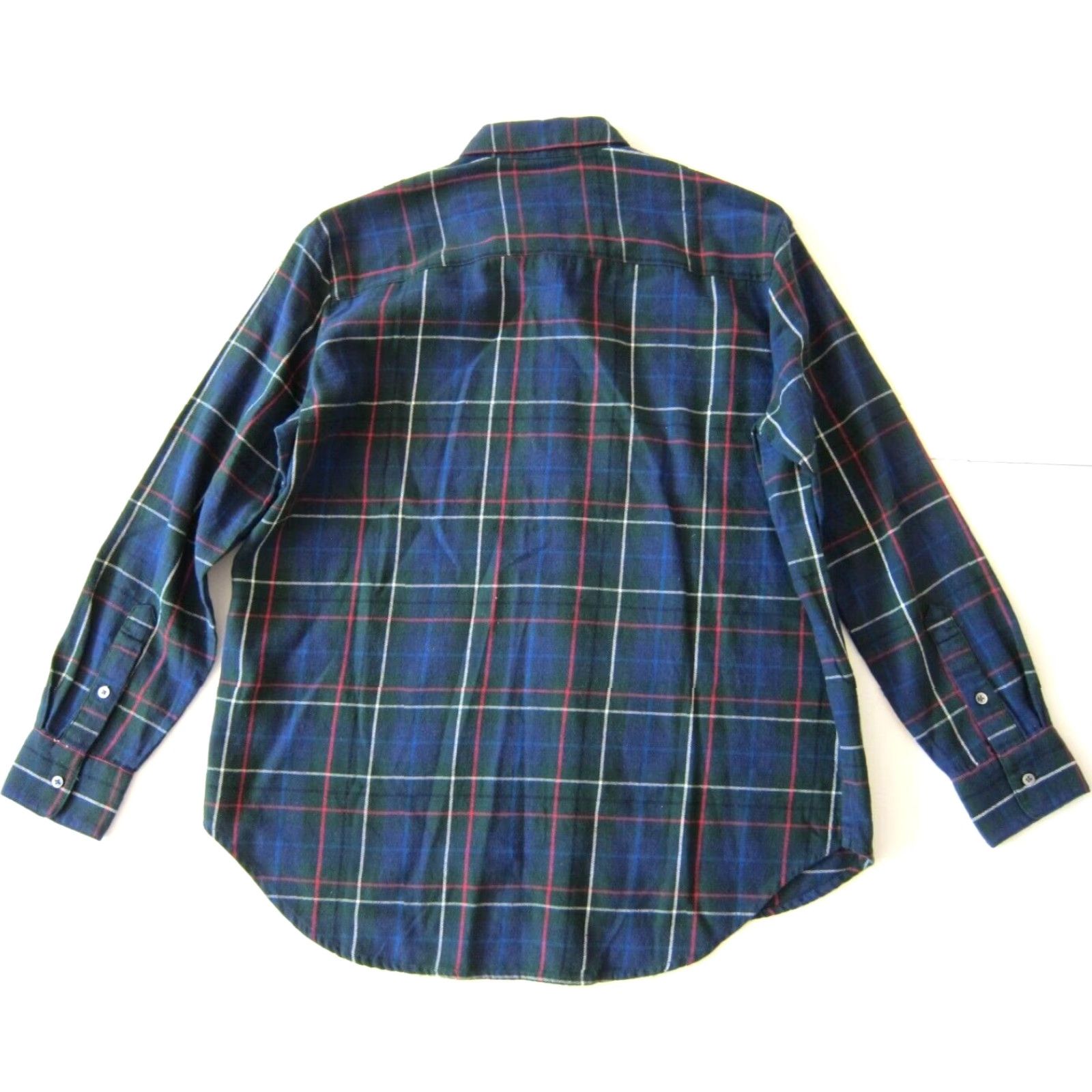 Madewell Madewell Blouse Shirt 100% Cotton Blue Green Plaid Flannel Button Down Long Sleeve S Womens Size S / US 4 / IT 40 - 2 Thumbnail