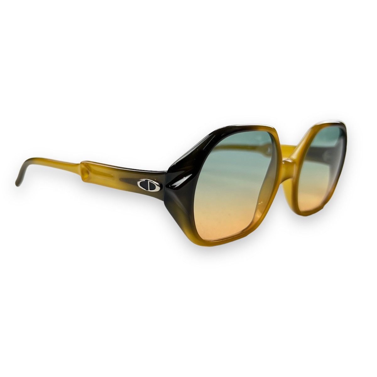 Dior Christian Dior Orange / Dark Green Sunglasses Gradient Lens Size ONE SIZE - 2 Thumbnail