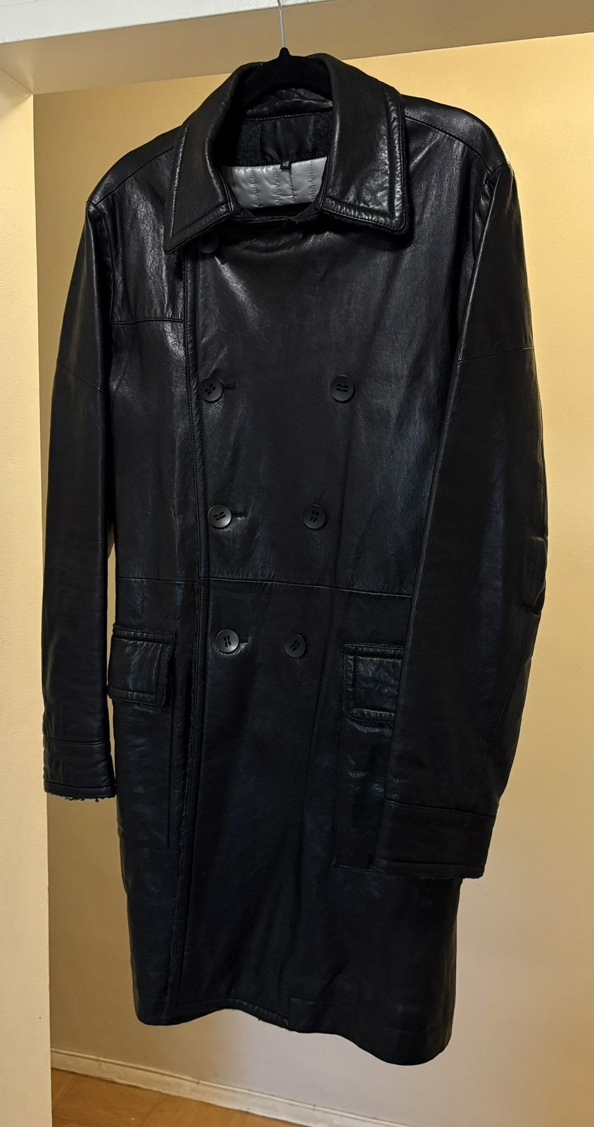 Ralph Lauren ARI SOHO BNWT Double Breasted Leather Coat Size US M / EU 48-50 / 2 - 25 Thumbnail