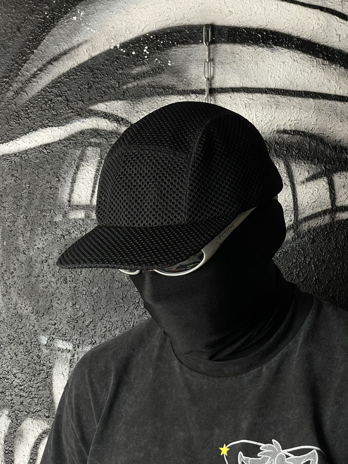 Cos COS Black Mesh 5 Panel Cap Size ONE SIZE - 1 Thumbnail