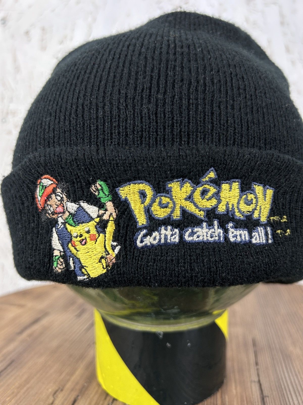 Nintendo Vintage Nintendo 2000 Pokemon Gotta Catch Em All Beanie Hat Size ONE SIZE - 2 Thumbnail