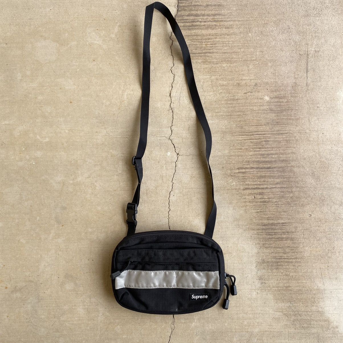 Supreme Supreme Shoudler Bag Black Hi Vis Cordura 3M Reflective 2014 Size ONE SIZE - 1 Thumbnail