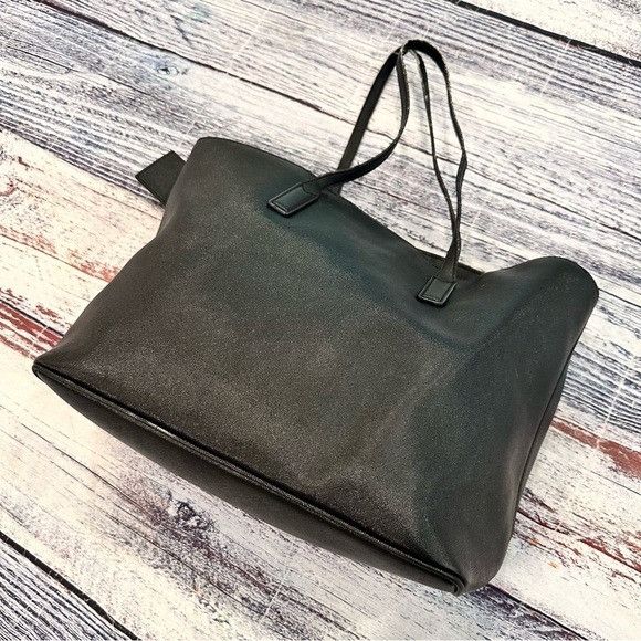Marc Jacobs Marc Jacobs Black Saffiano Leather Luggage Tag Tote Bag Size ONE SIZE - 7 Thumbnail