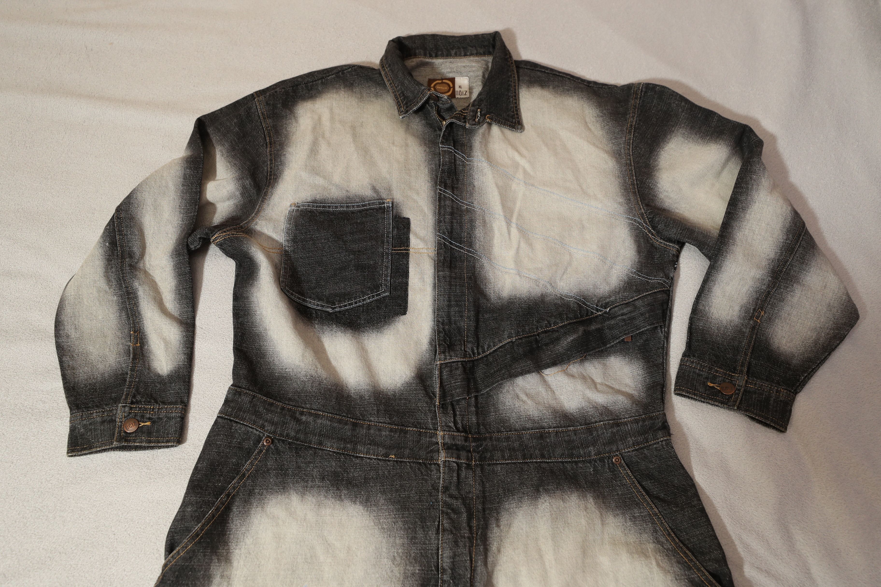 Vintage Noiz Vintage Y2K Denim Coveralls (XL) Size US 38 / EU 54 - 5 Thumbnail