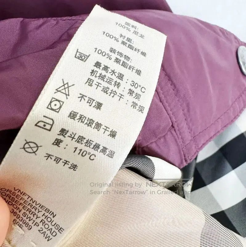 Burberry Burberry Violet Women's Trench Coat. Size L / US 10 / IT 46 - 5 Thumbnail