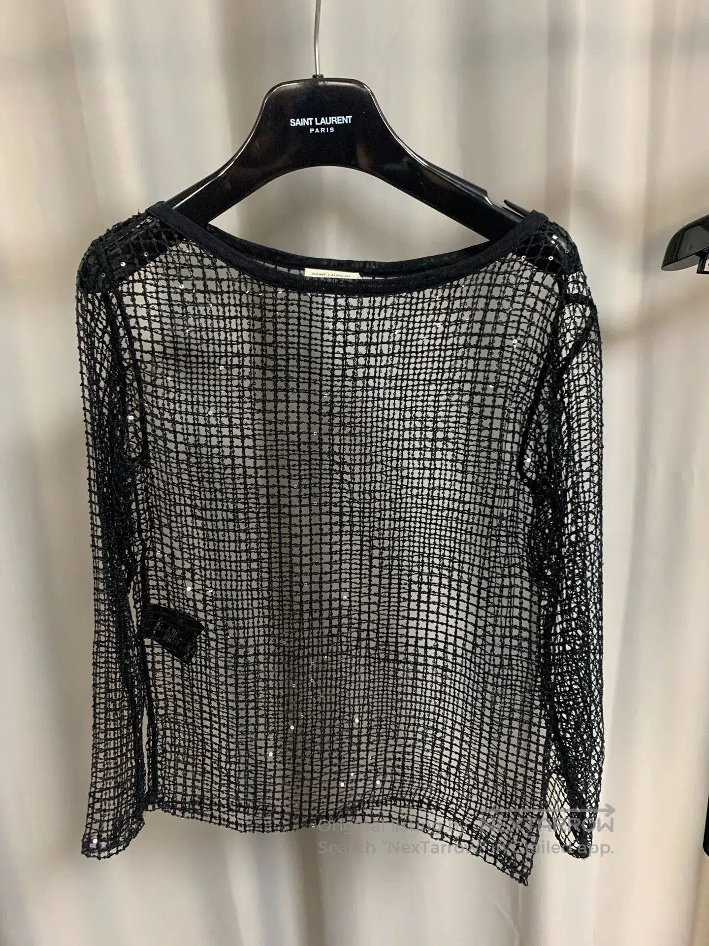 Saint Laurent Paris Saint Laurent 2015FW Sequin Mesh Top. Size US XS / EU 42 / 0 - 1 Thumbnail