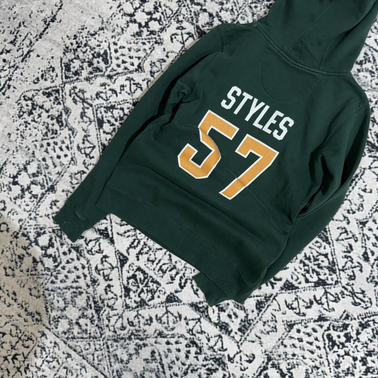 Vintage Vintage Green Cotton Hoodie Size L Green Bay Packers Y2K NFL Size US L / EU 52-54 / 3 - 8 Thumbnail
