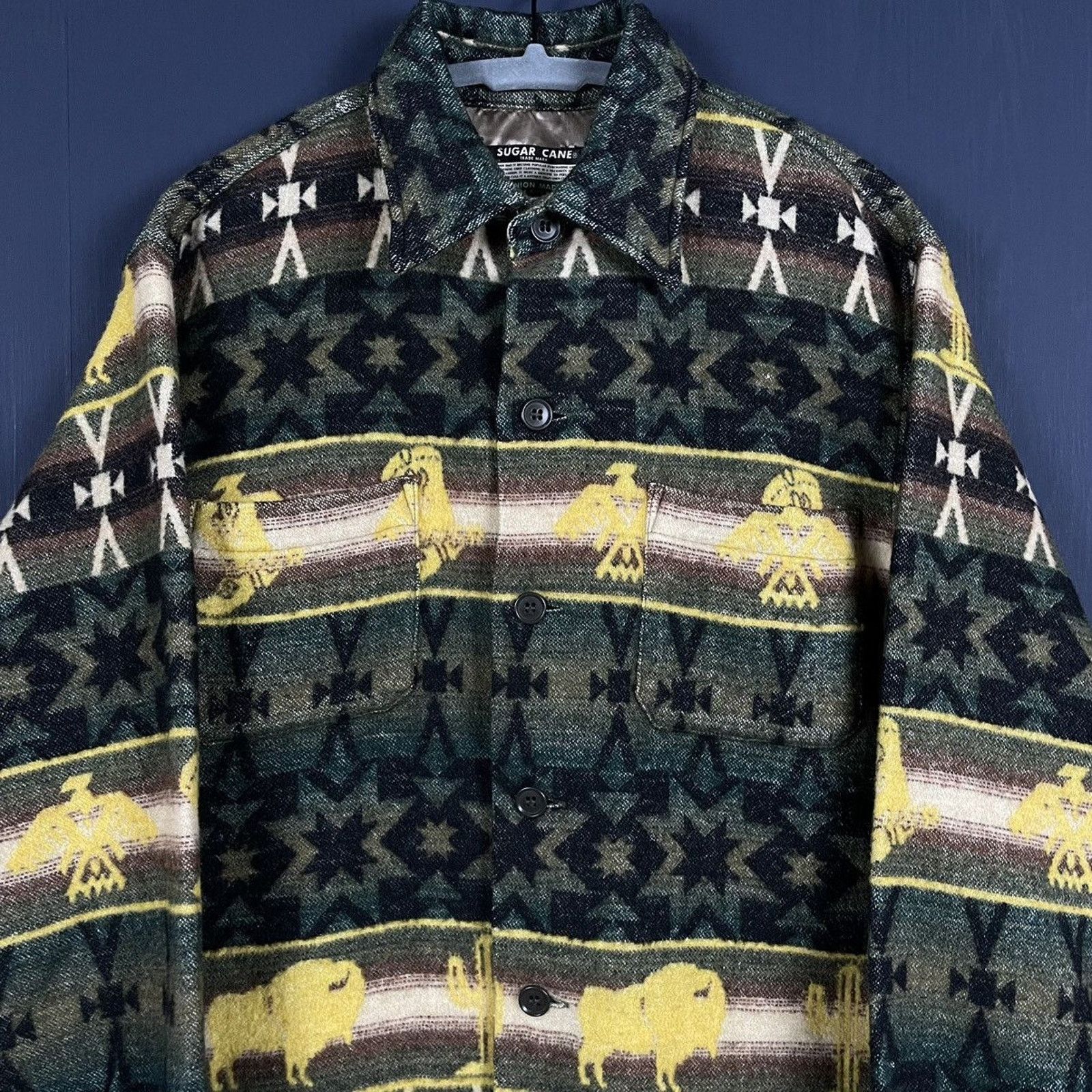 Japanese Brand × Sugar Cane × Toyo Enterprises 🇯🇵VTG SUGAR CANE Heavyweight Western Shirt Size US M / EU 48-50 / 2 - 2 Thumbnail