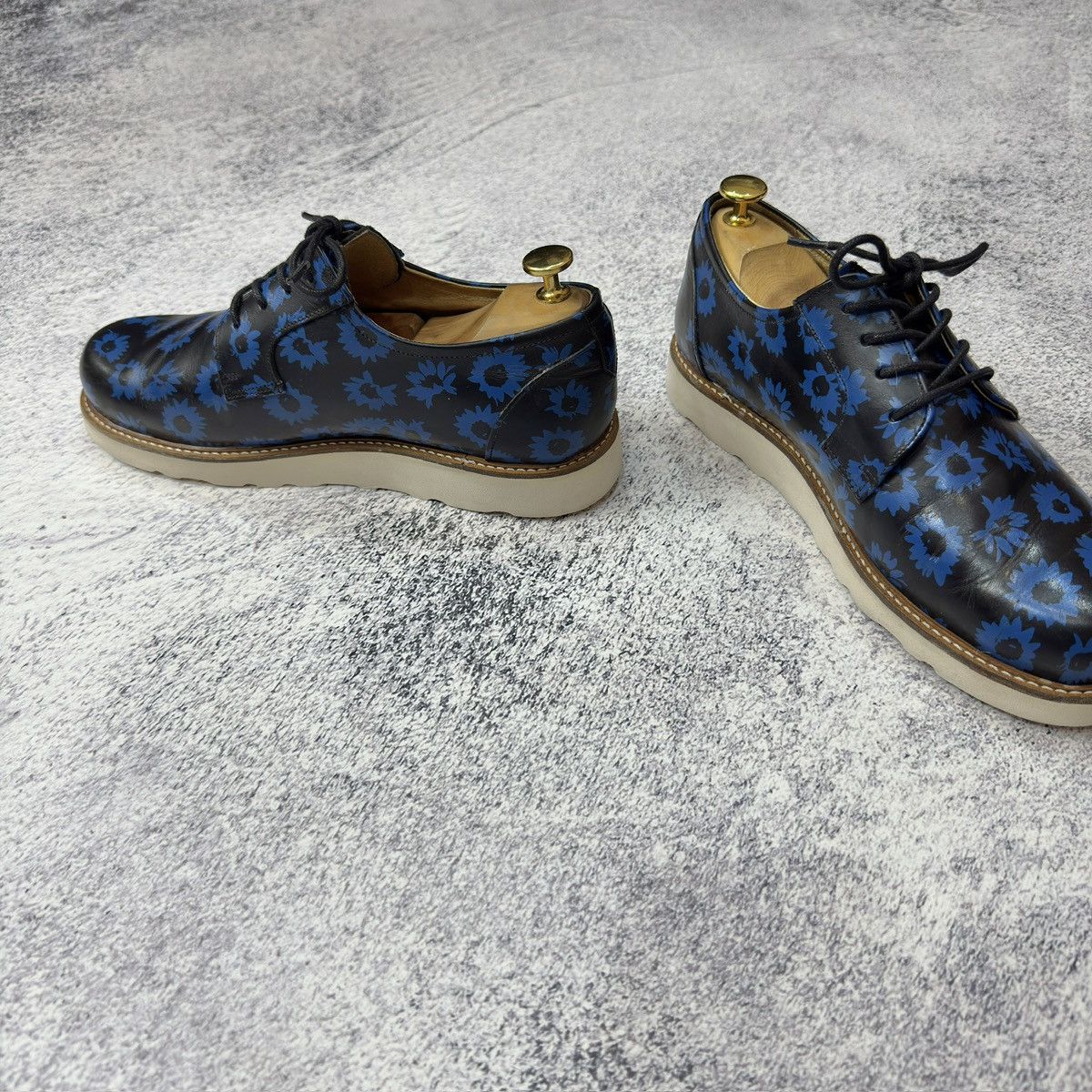 Designer × Soulland Soulland Mens Leather Derbies US9 UK8 EU42 27cm Size US 9 / EU 42 - 4 Thumbnail