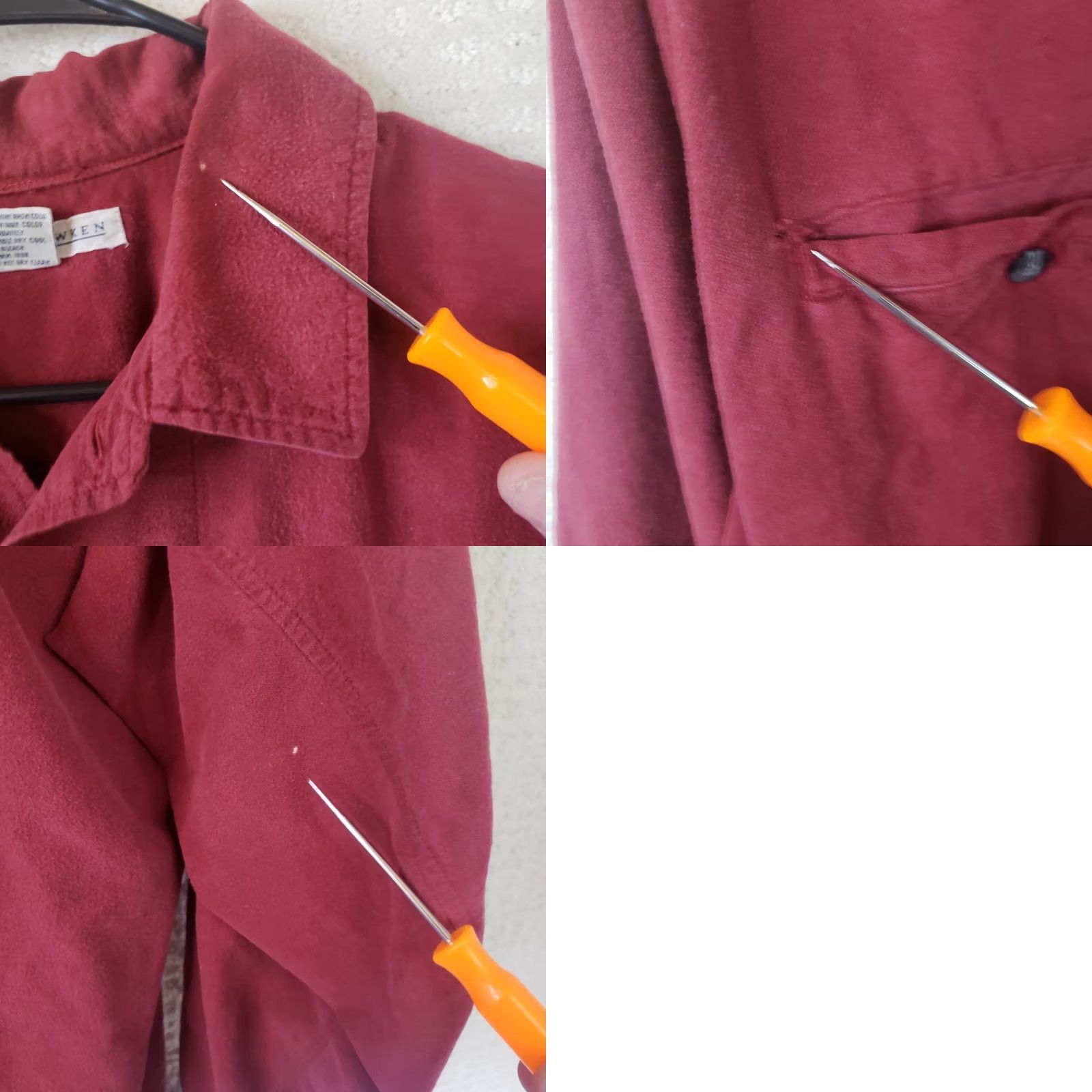 Vintage Smith & Hawken Chamois Flannel Shirt Mens L Red Button Up Outdoor Hunting Size US L / EU 52-54 / 3 - 10 Thumbnail