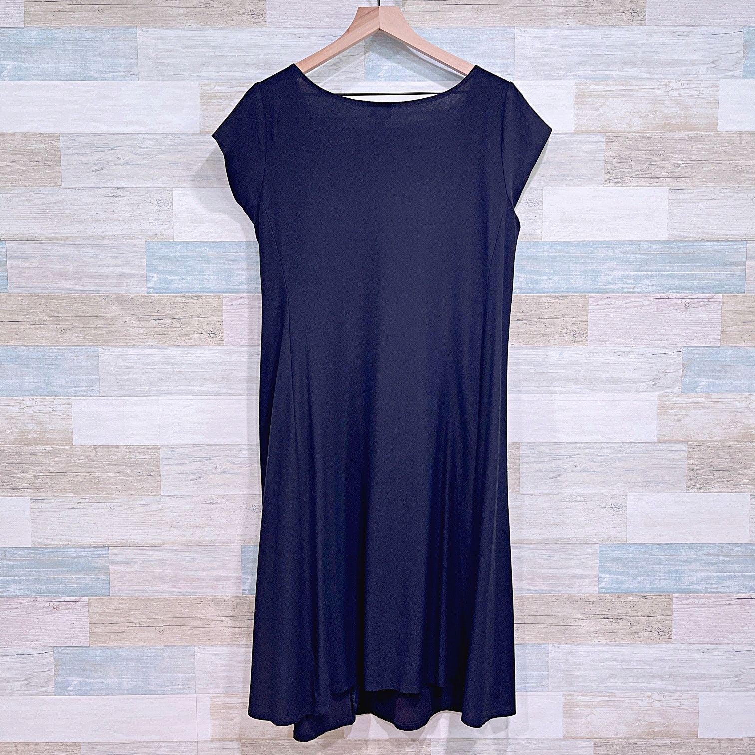 Eileen Fisher EILEEN FISHER Button Down Shirtdress Black Womens Medium Size M / US 6-8 / IT 42-44 - 3 Thumbnail