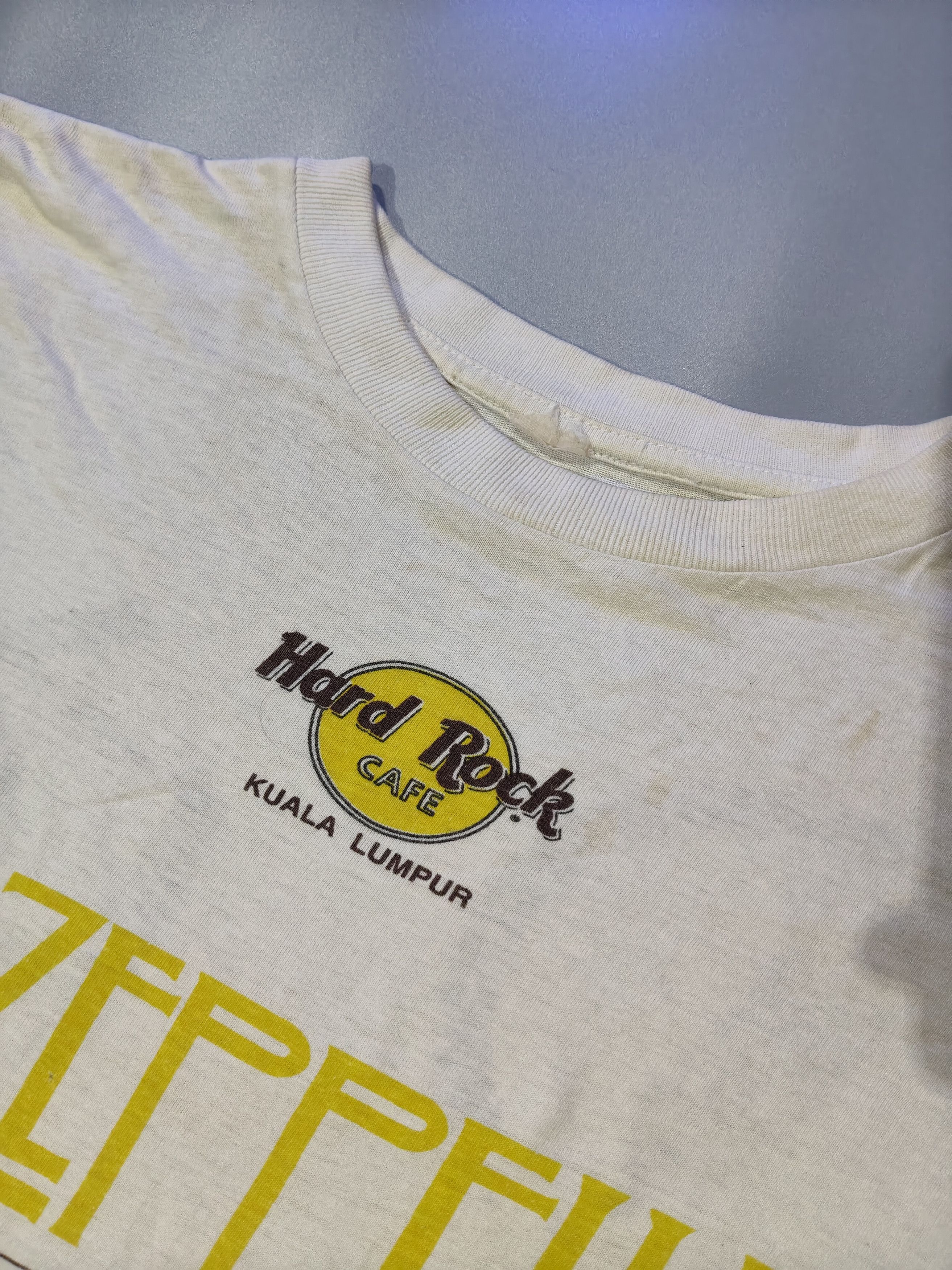Hard Rock Cafe vintage Hard Rock Cafe Kuala Lumpur merchandise Led Zeppelin Size US L / EU 52-54 / 3 - 4 Thumbnail