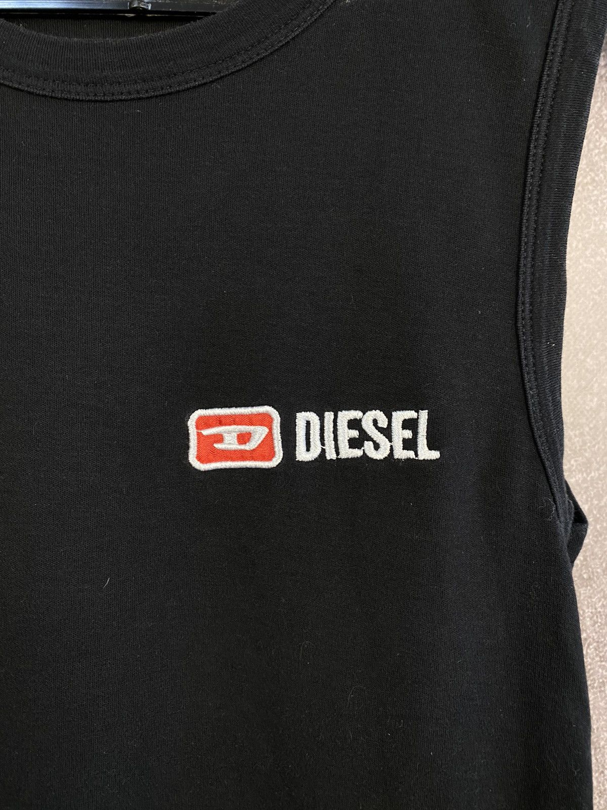 Diesel × Vintage Vintage Diesel Tank Top Big Logo 2000s Hype Y2K Size US M / EU 48-50 / 2 - 3 Thumbnail