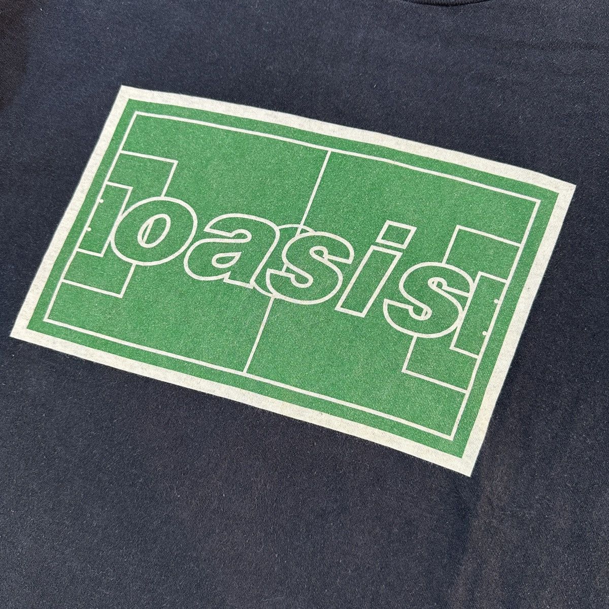 Vintage 90s OASIS Soccer Field Maine Road Size US L / EU 52-54 / 3 - 2 Thumbnail