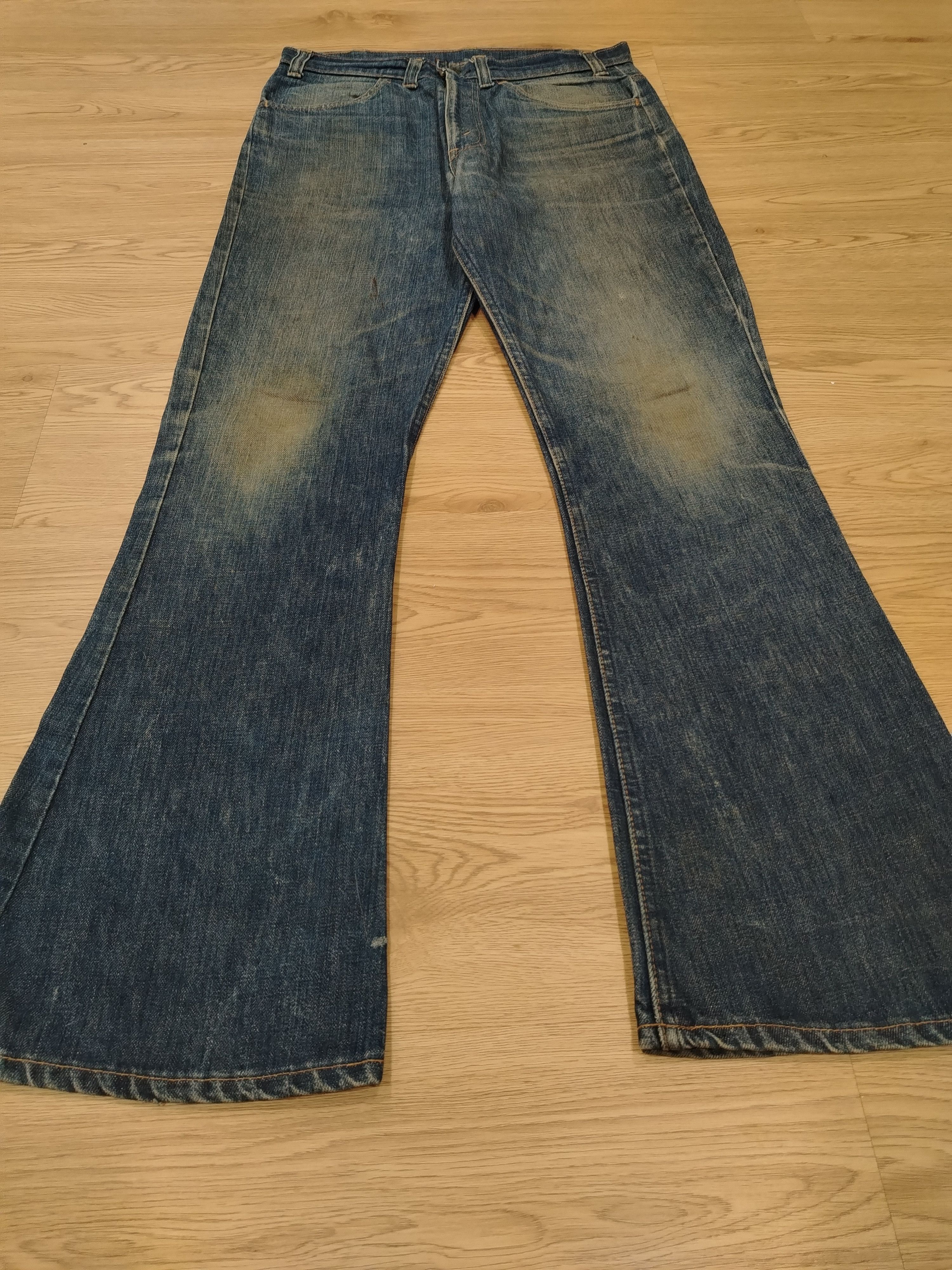 Levi's Levis 646 Bell Bottom Flare bootcut Orange Tab Jeans Size US 33 - 2 Thumbnail